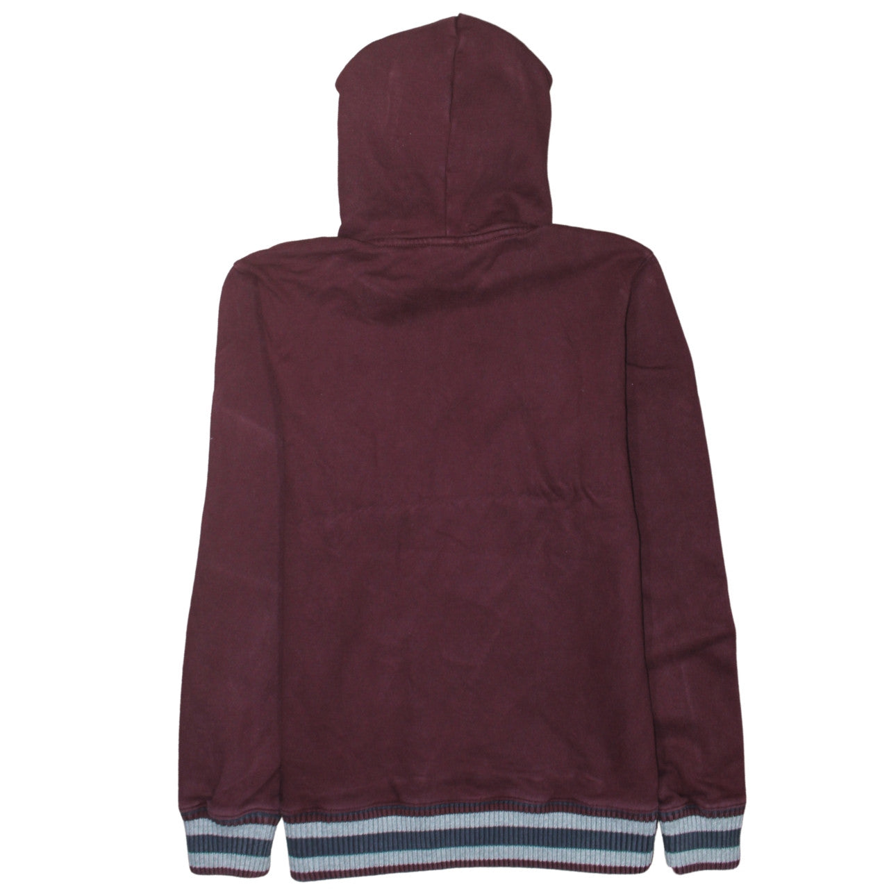 Champion Men’s Brown Logo Pullover Hoodie Size L Cotton