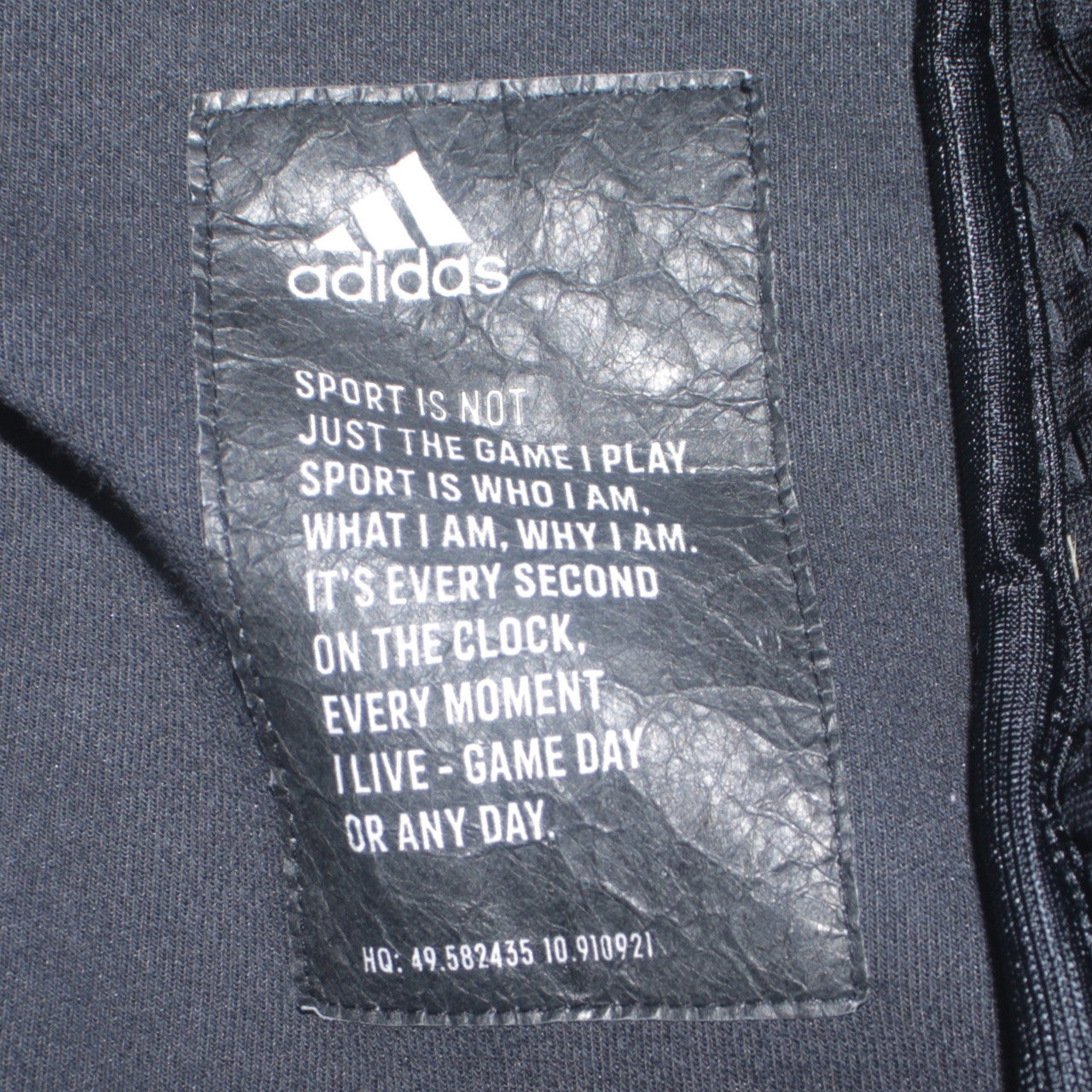 Adidas Men's Black XS Full Zip Fleece Hoodie