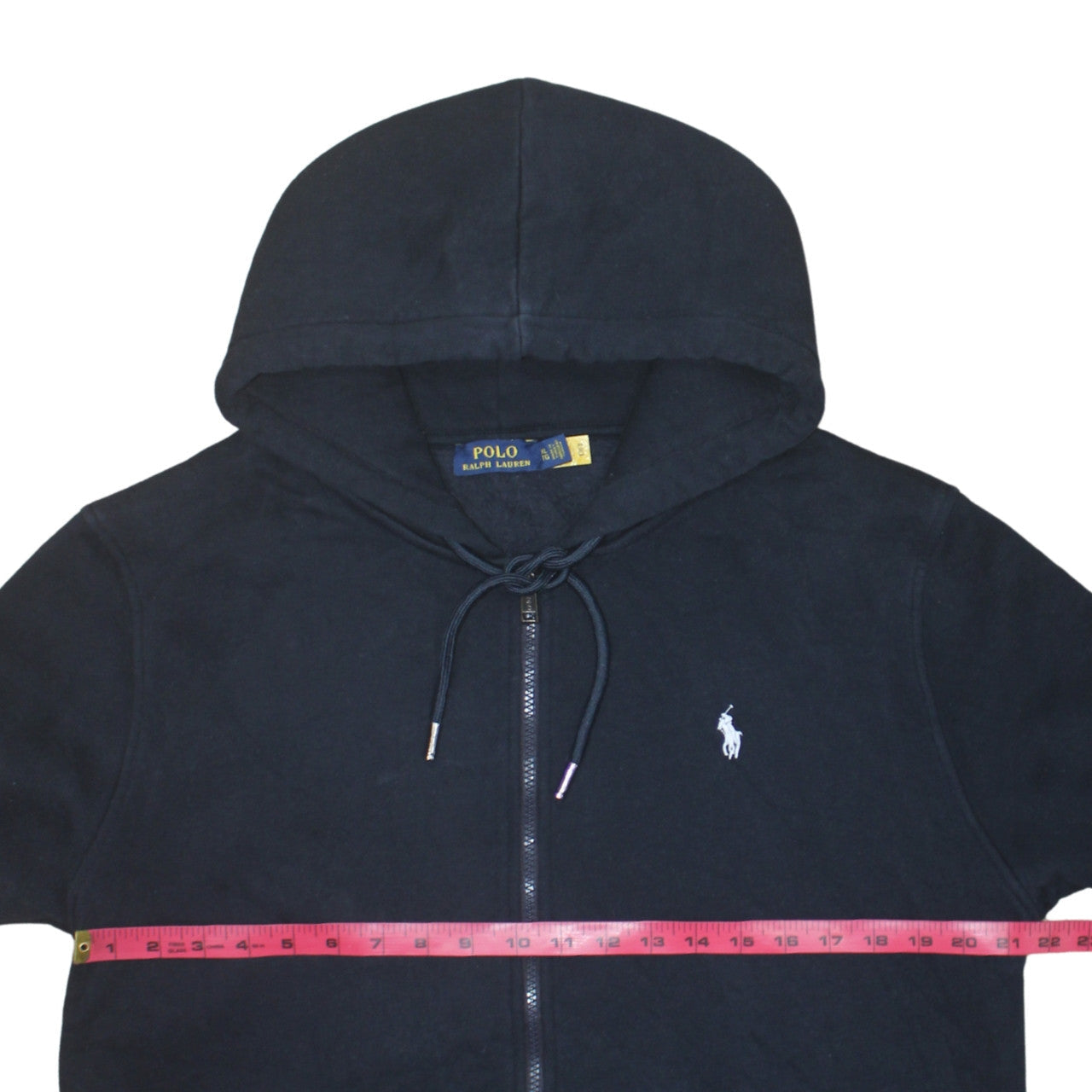 Polo Ralph Lauren Men's Blue Full Zip Hoodie XL Cotton Fleece