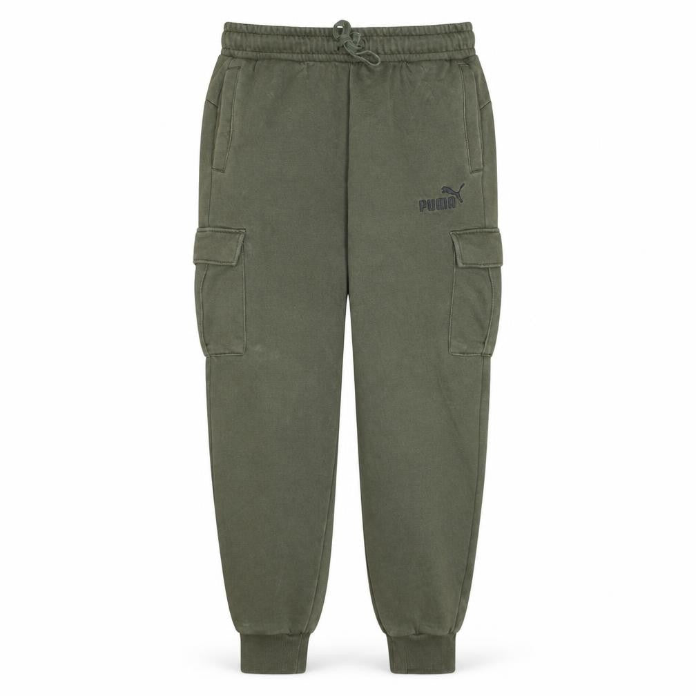 Puma Men's Green Regular Fit Jogger Trousers Size M