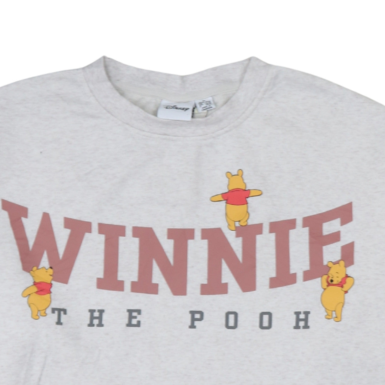 Disney Women's Grey Winnie the Pooh Sweatshirt XL Pullover Casual
