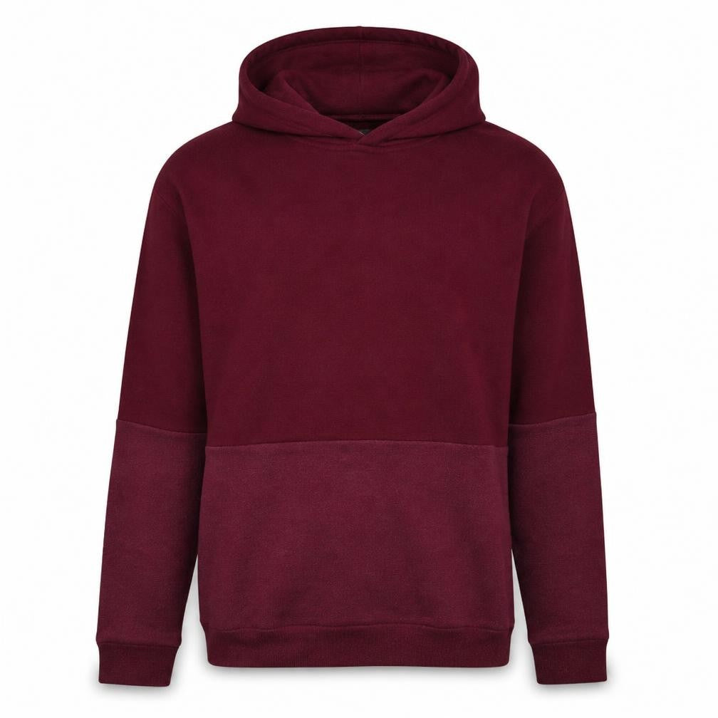 Asics Men's Red XL Pullover Hoodie High Neck Drawstring