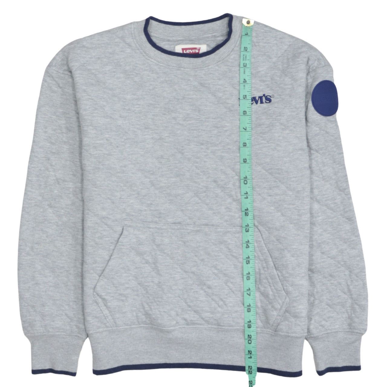 Levi's Boys Grey Crew Neck Pullover Sweatshirt Size 12 Years