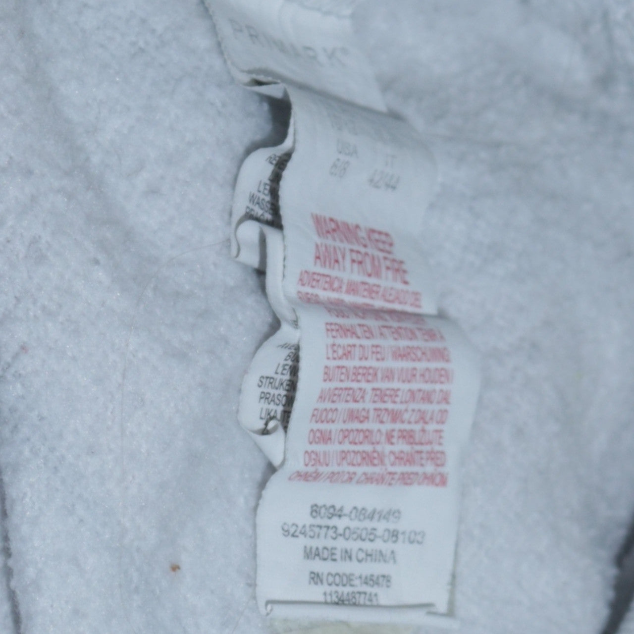 Disney Women White Stitch Print Sweatshirt Size S 10/12 Pullover
