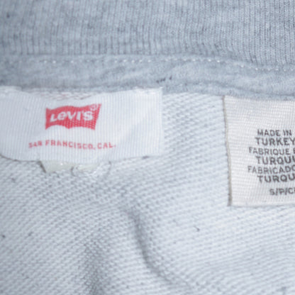 Additional view of Levi's Men's Grey Crew Neck Logo Sweatshirt, size S, Regular Fit