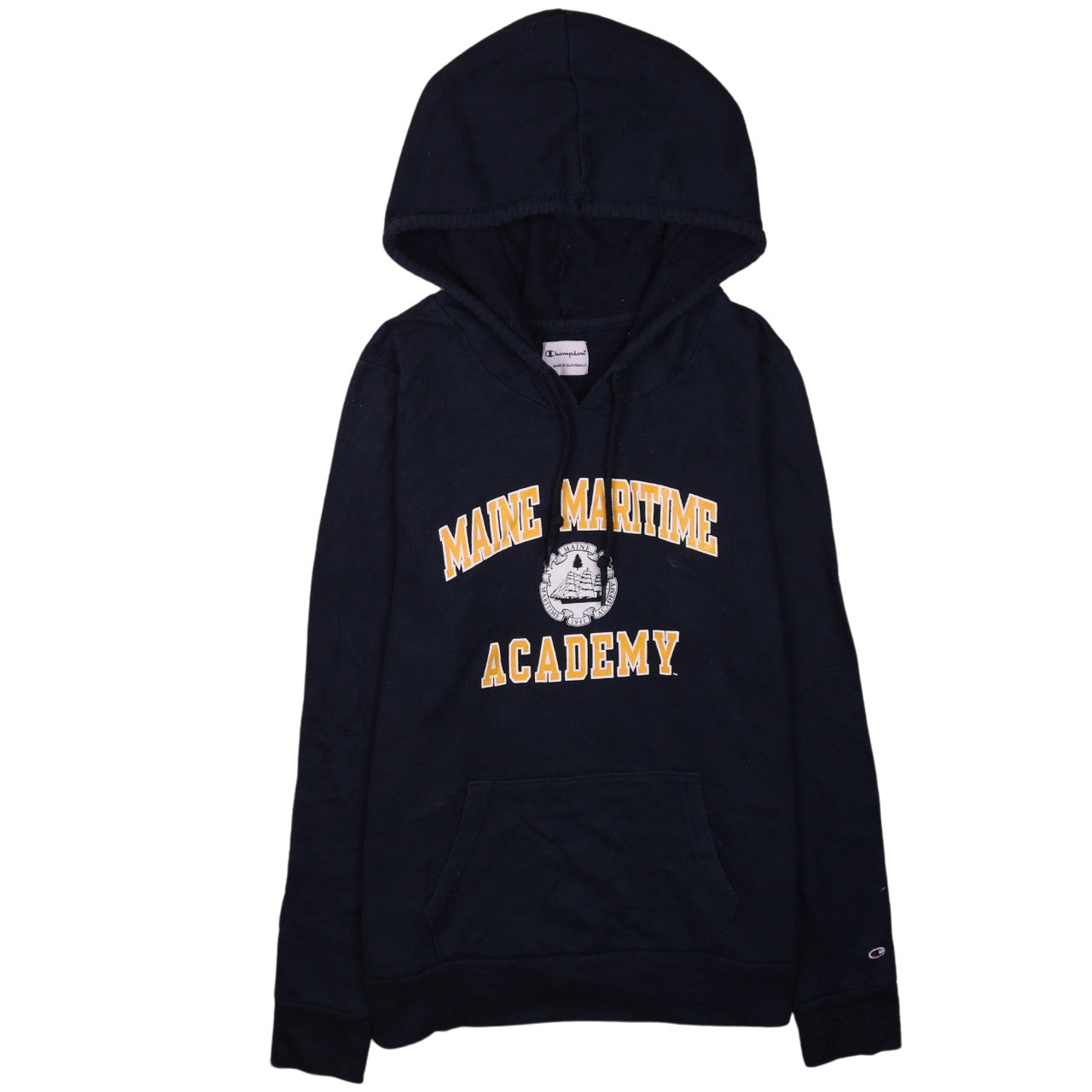 Champion Men's Blue Maine Maritime Academy Pullover Hoodie L