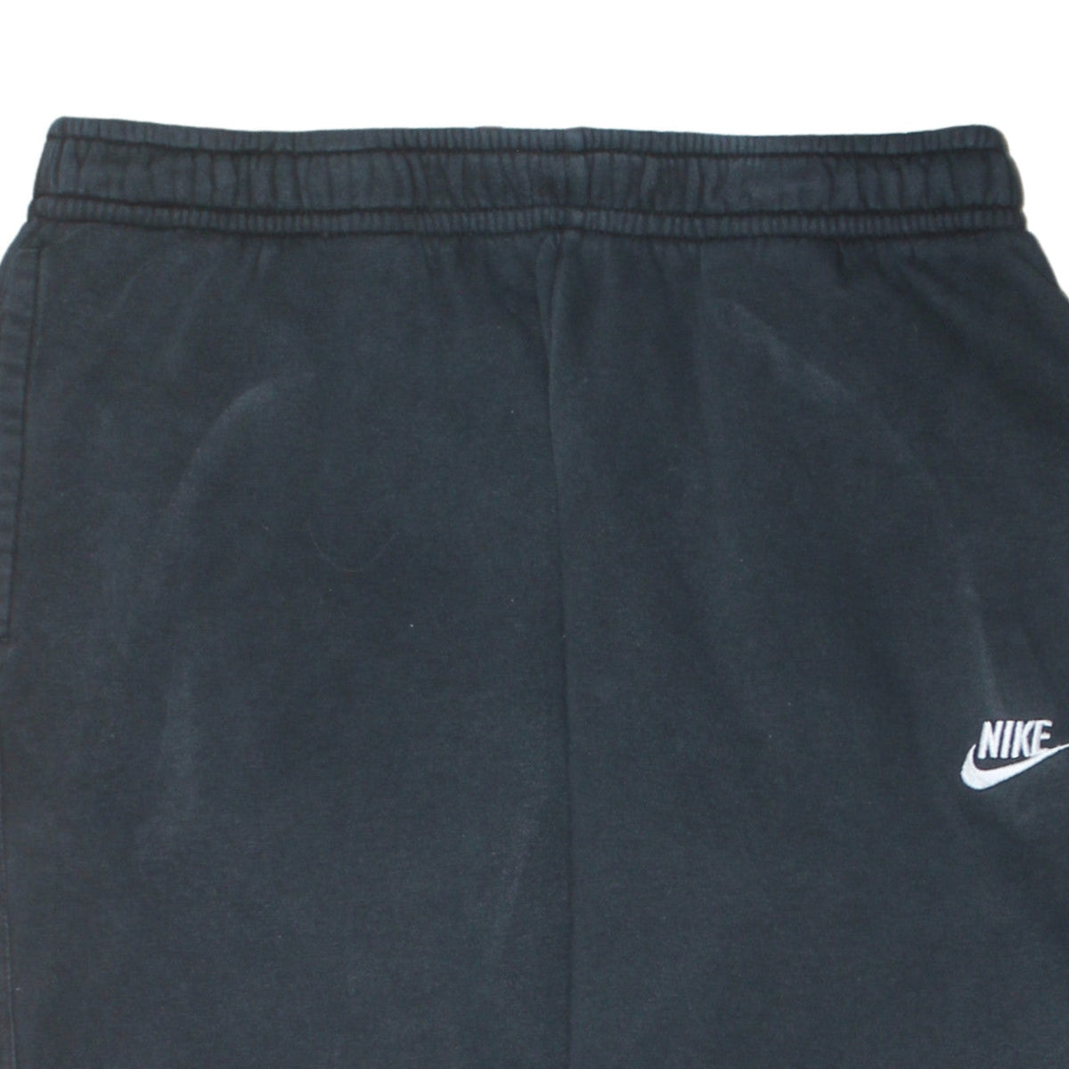 Nike Womens Black Fleece Jogger Sweatpants L Elastic Waist Activewear
