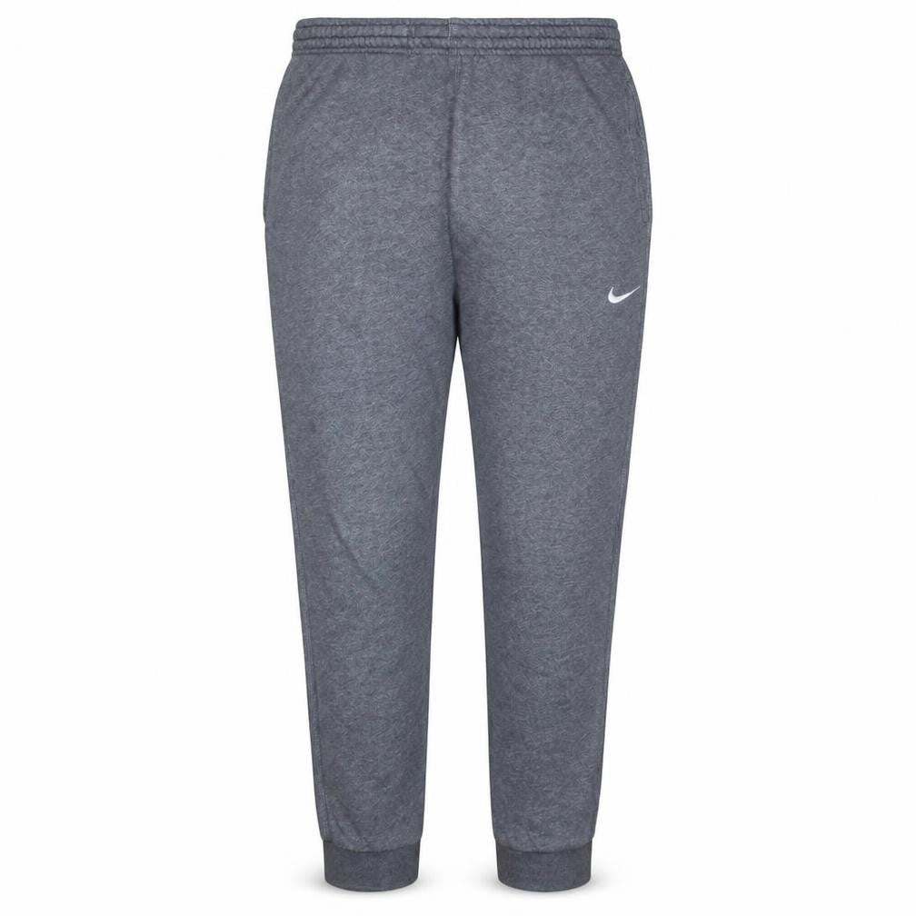 Nike Men’s Grey Jogger Trousers L Regular Fit Cotton Blend