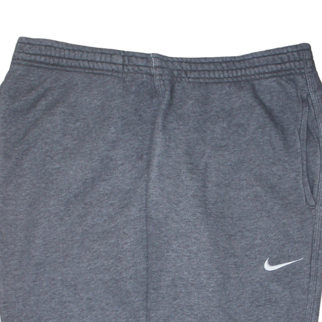 Nike Men’s Grey Jogger Trousers L Regular Fit Cotton Blend