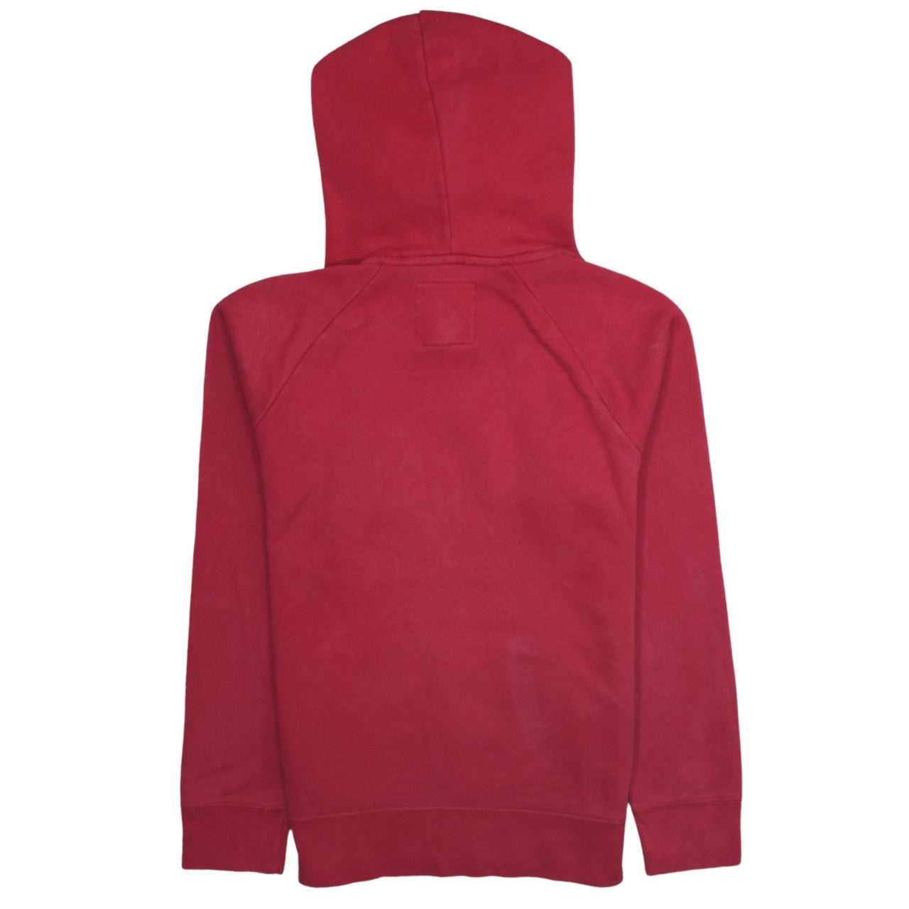 Hollister Men's Red Pullover Hoodie Small Logo Fleece Sweatshirt