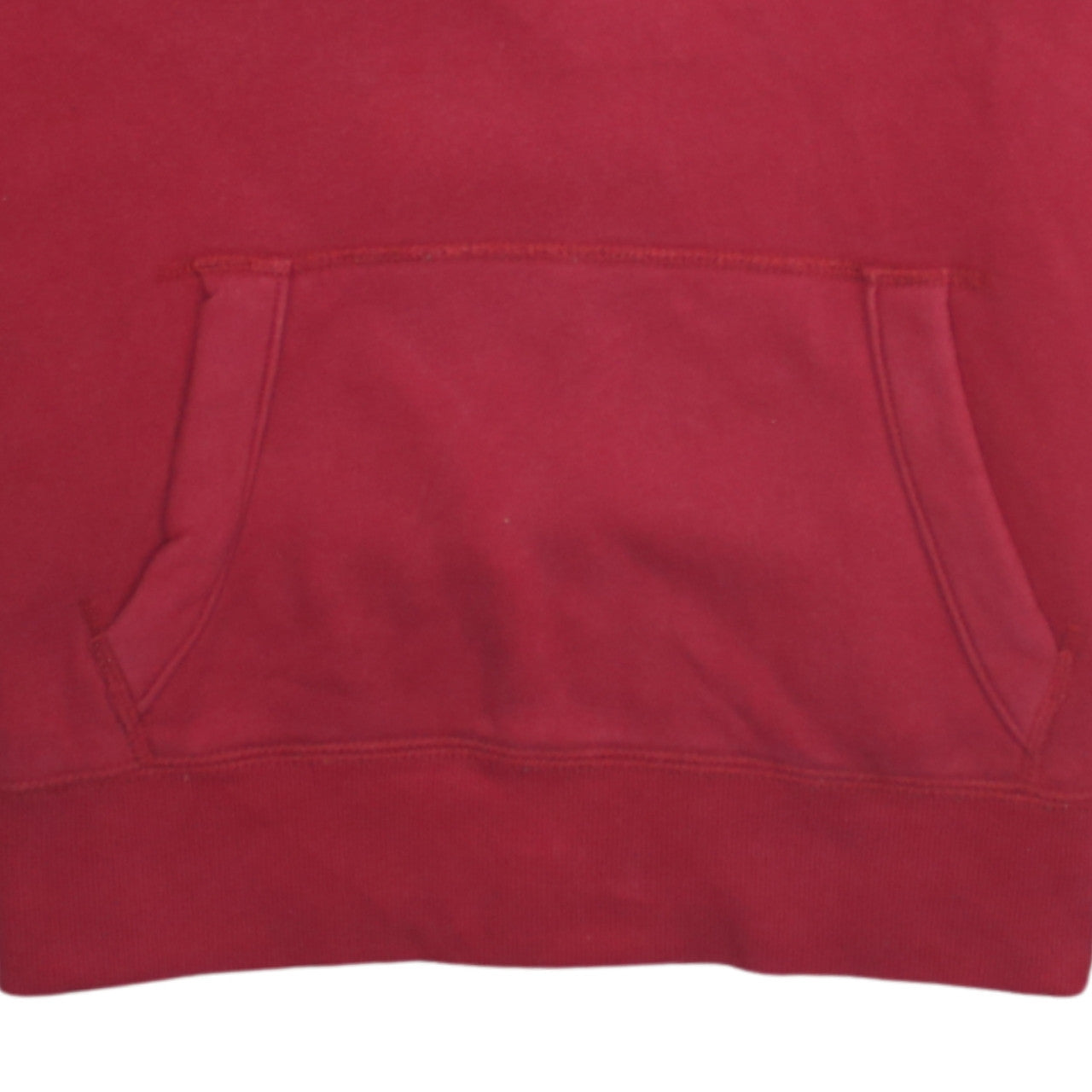 Hollister Men's Red Pullover Hoodie Small Logo Fleece Sweatshirt
