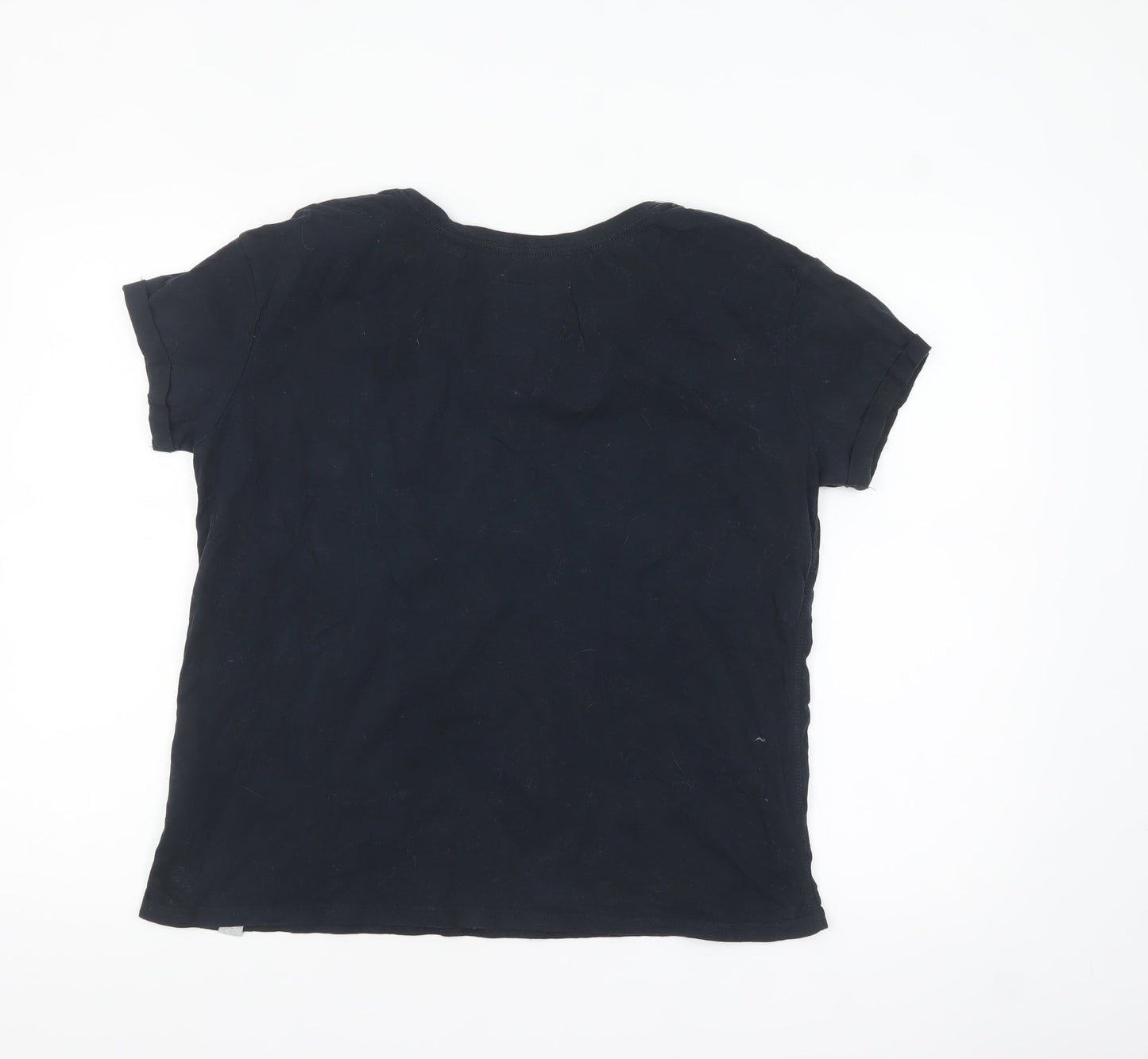 Superdry Womens Blue XL Vintage Tokyo T-Shirt Casual Cotton