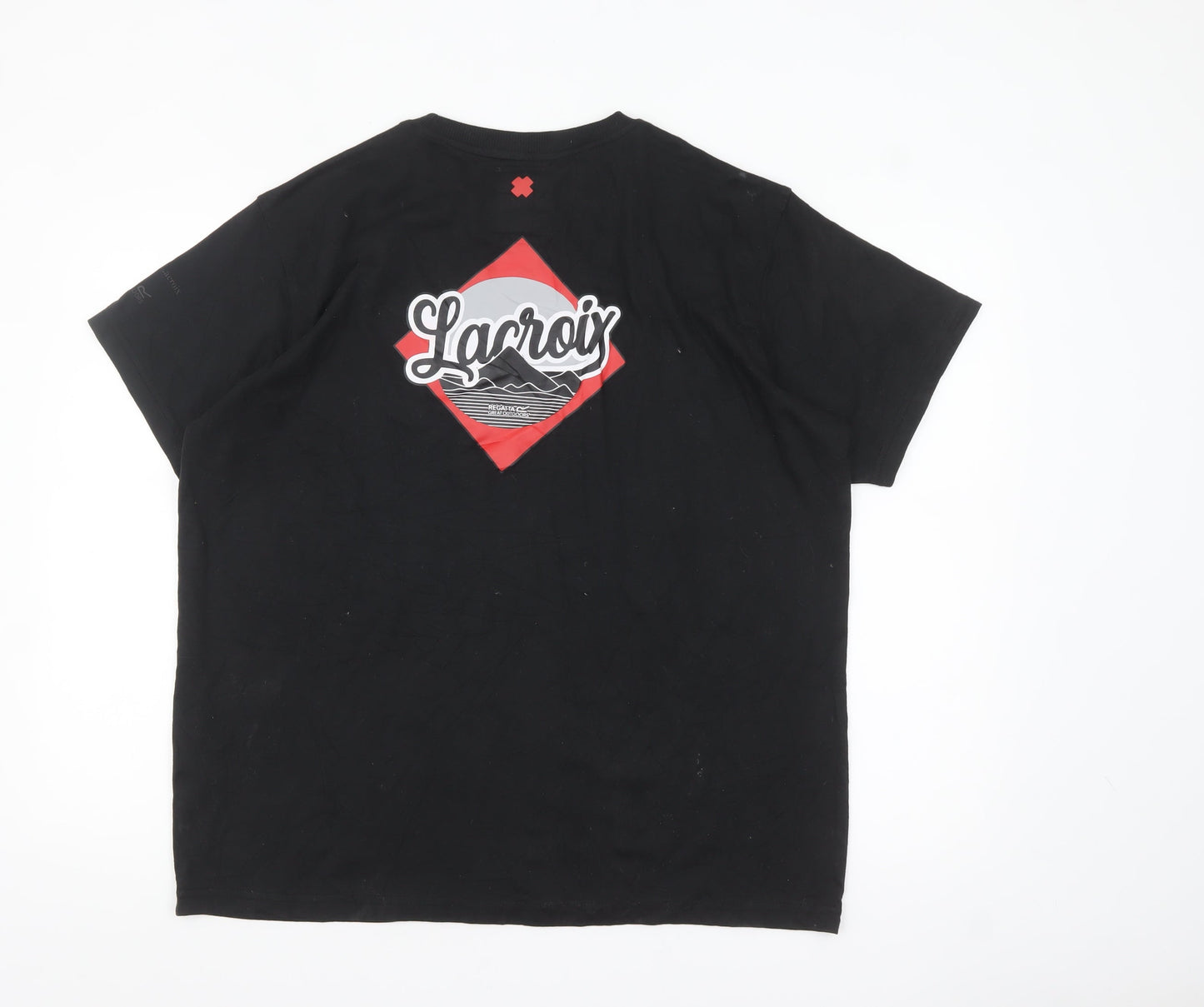Christian Lacroix Men’s Black Graphic Short Sleeve T-Shirt L
