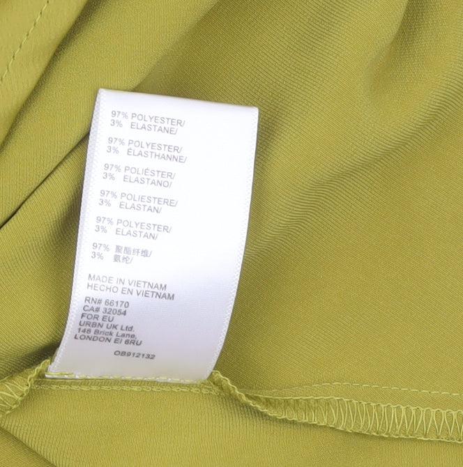 Urban Outfitters Women Yellow XS Slip Dress Summer Party Style