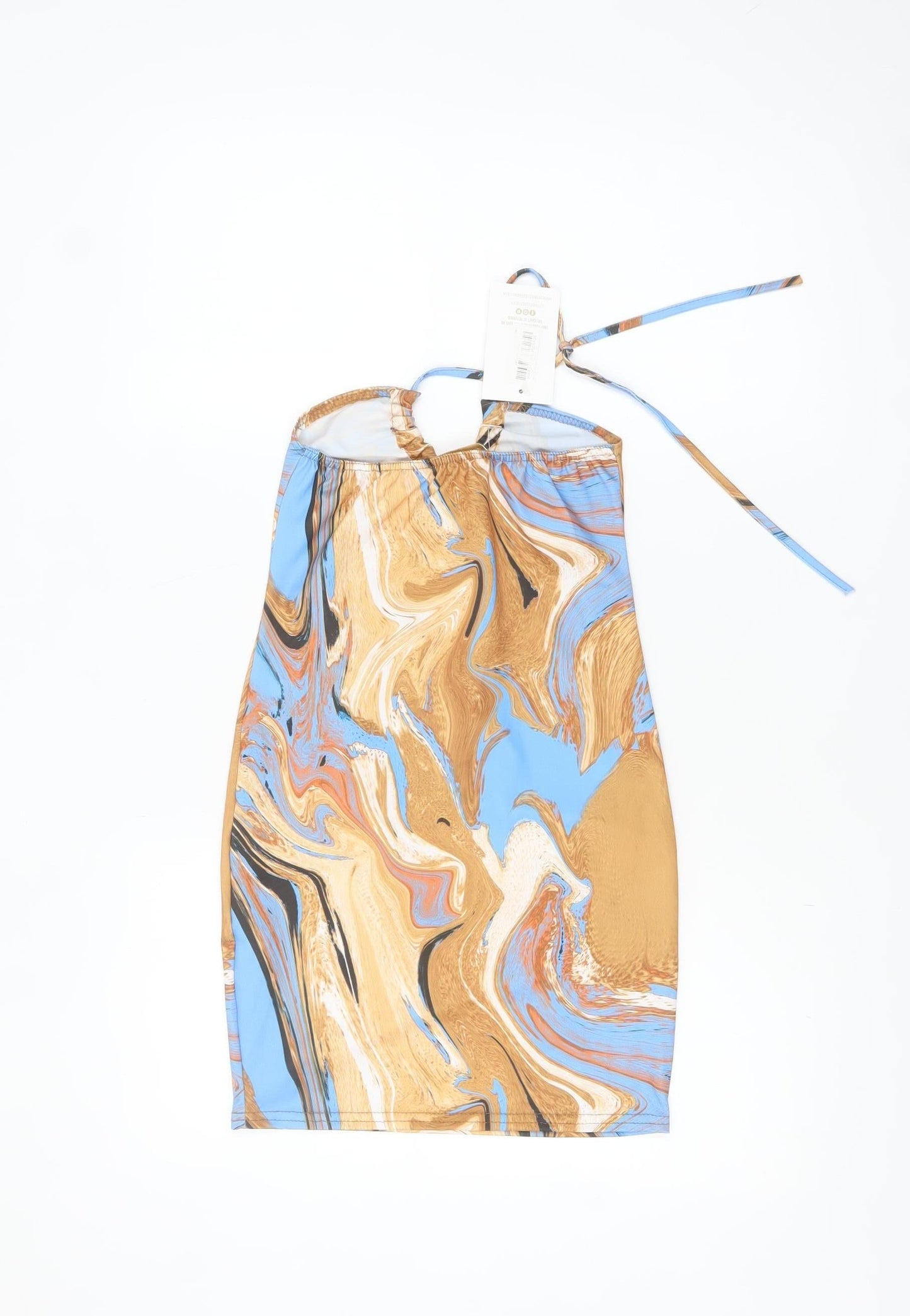 Femme Luxe Women’s Multicoloured Size 6 Halter Bodycon Dress