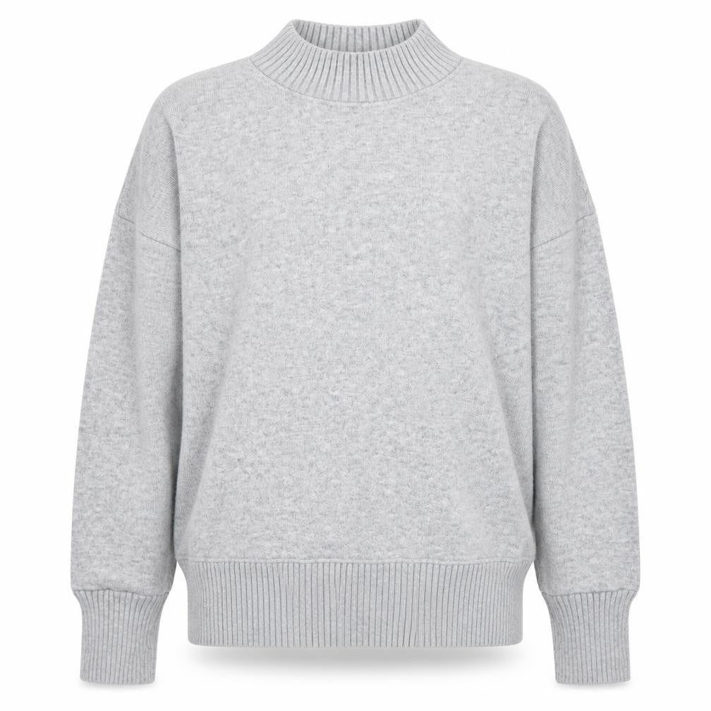 Next Men's Grey Mock Neck Pullover Jumper M Regular Fit
