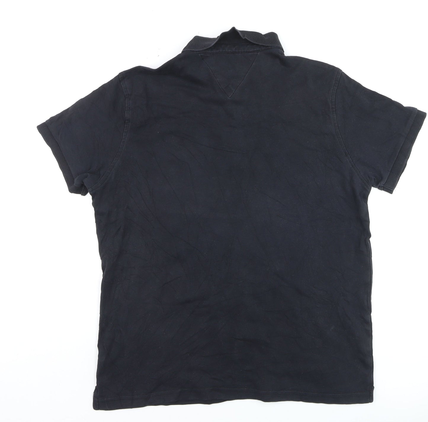 Hugo Boss Selection Men's Black Cotton Short Sleeve Polo M