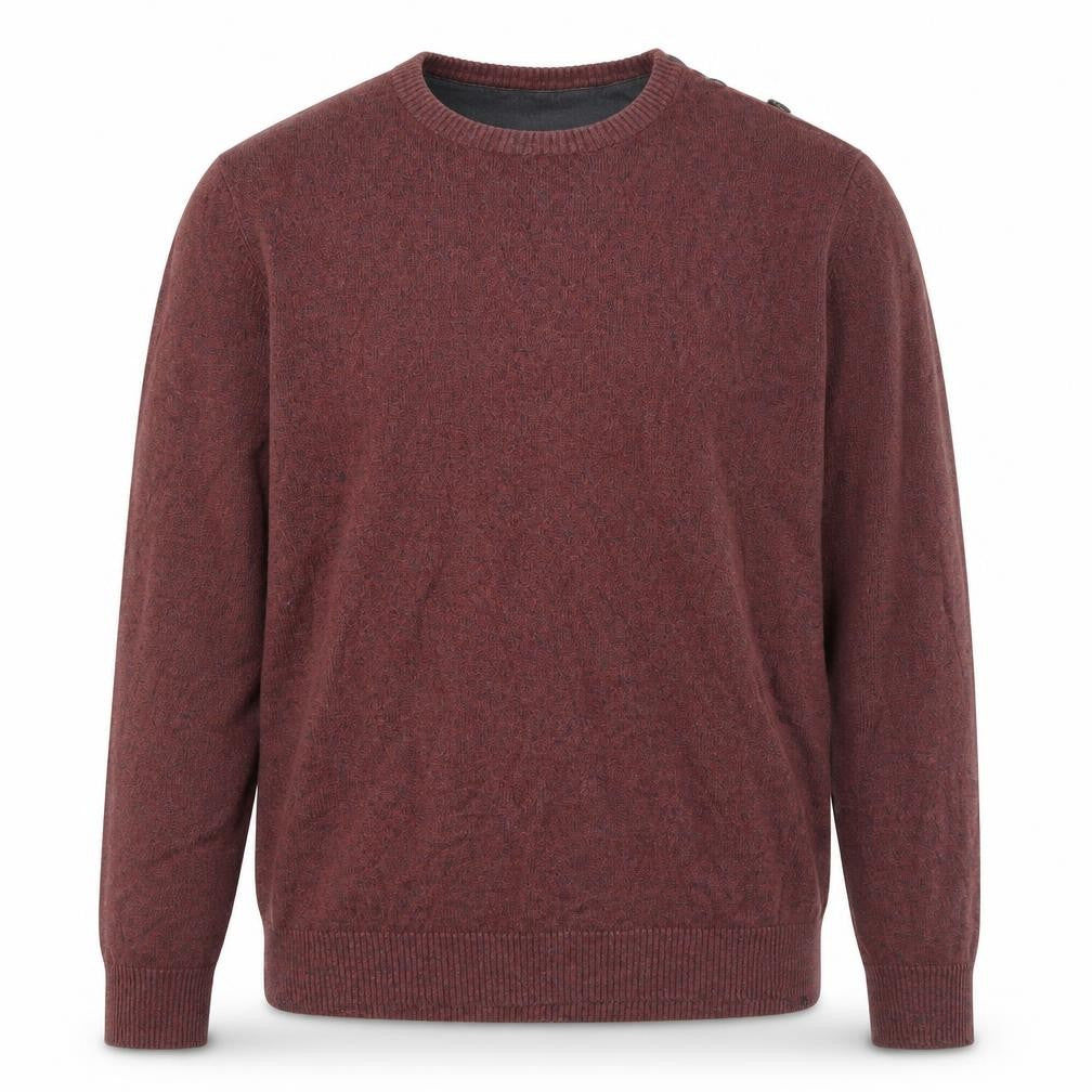 Jack & Jones Men’s Brown Medium Crew Neck Pullover Jumper