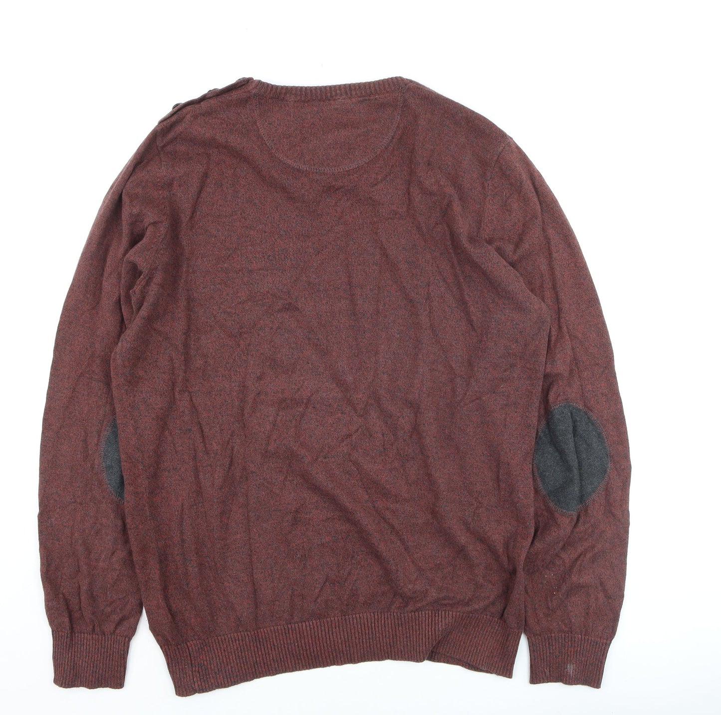 Jack & Jones Men’s Brown Medium Crew Neck Pullover Jumper