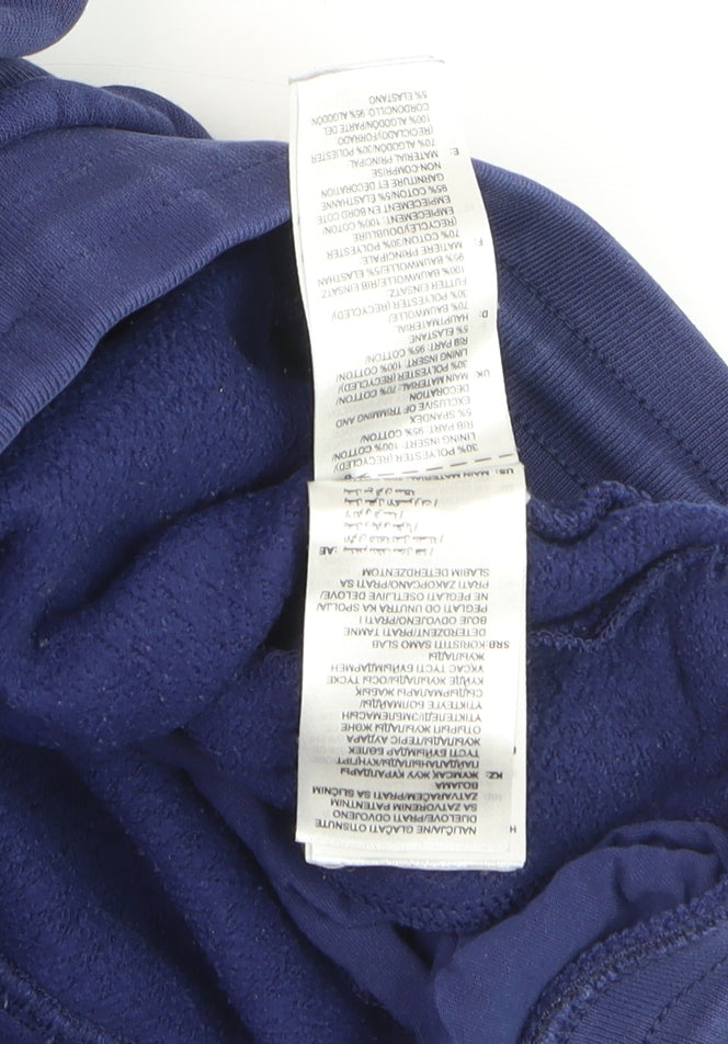 Adidas Men's Blue Jogger Sweatpants Size M Fleece Regular Fit