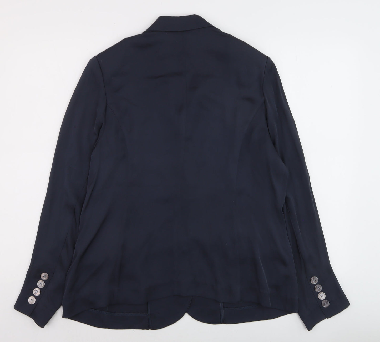 Marks and Spencer Autograph Women's Blue Silk Blazer UK 16
