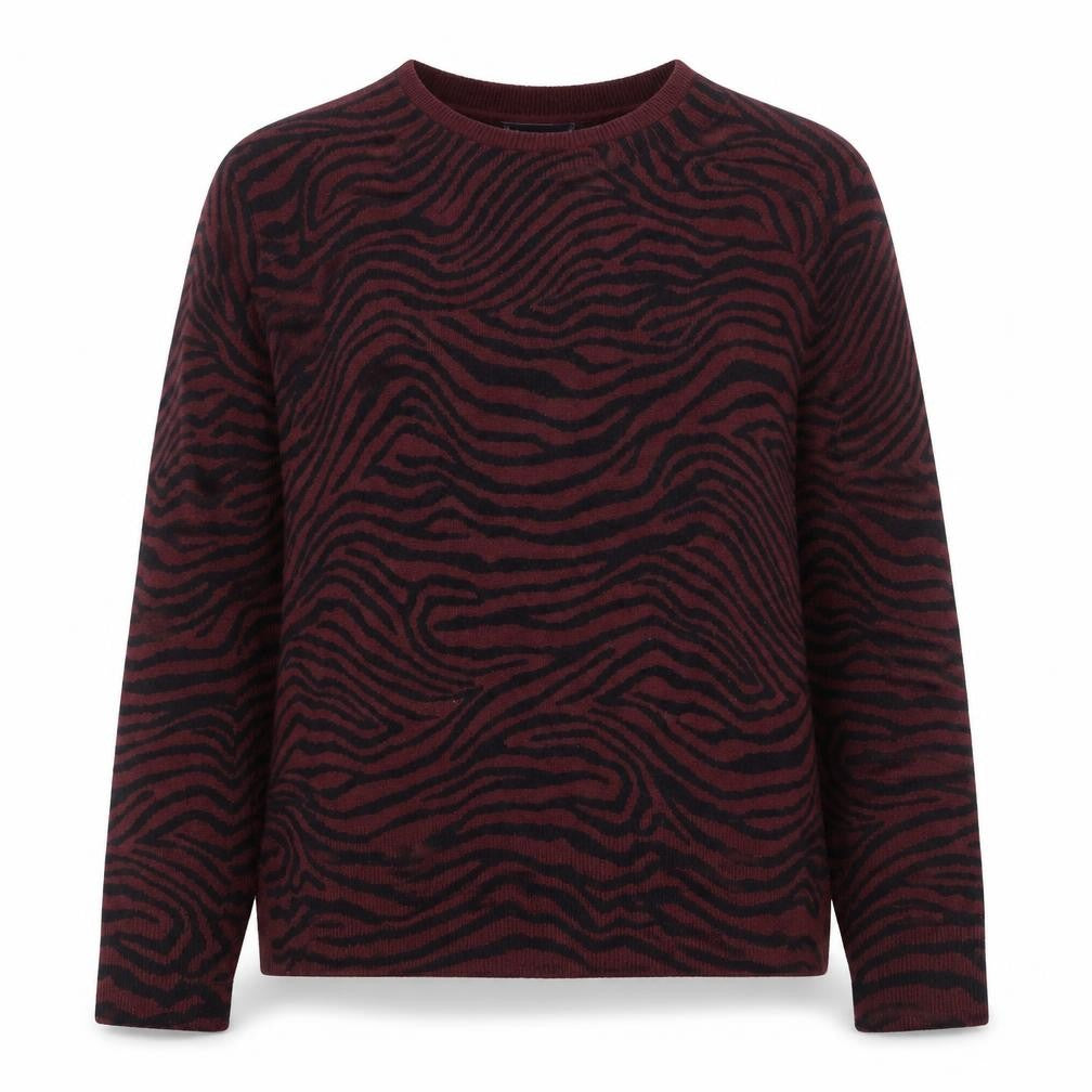 Marks & Spencer Women's Brown Animal Print Sweater Size 12