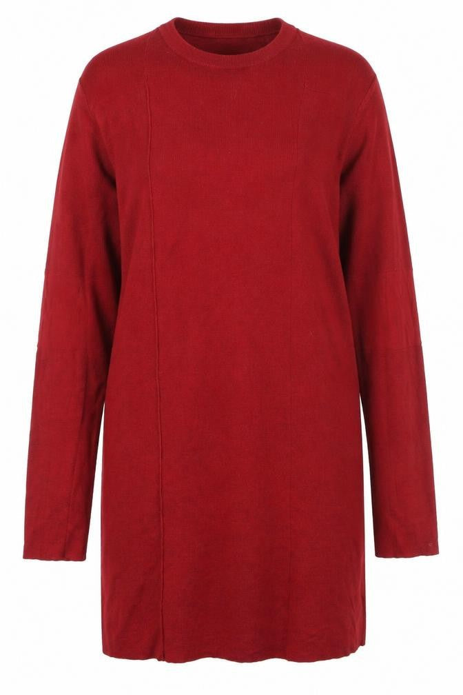COS Women Red Long Sleeve Wool Blend Jumper M