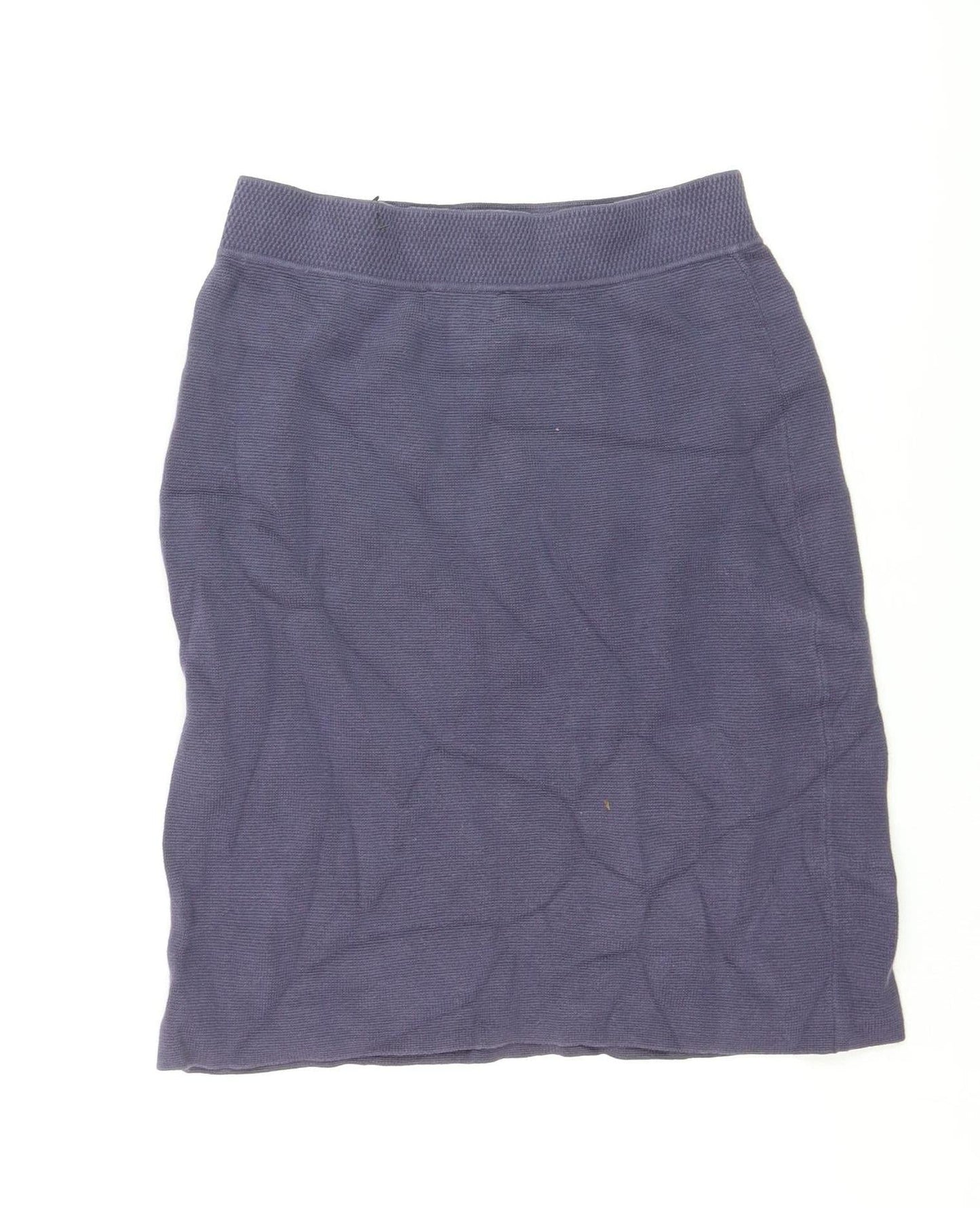 Noa Noa Women’s Purple Cotton Knit Pencil Skirt Size S