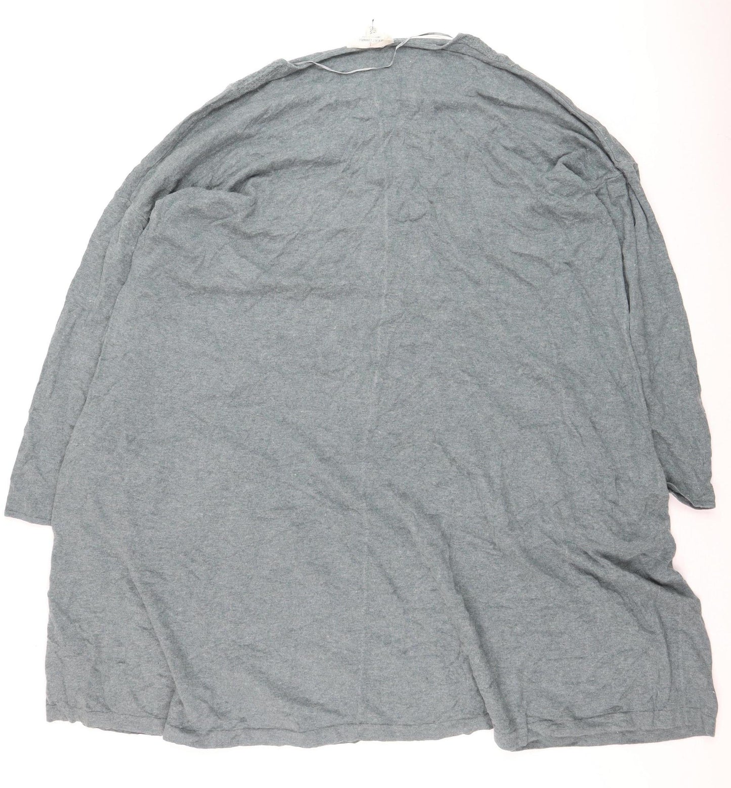 Seasalt Cornwall Women Grey Organic Cotton Long Sleeve Tunic Jumper UK 20