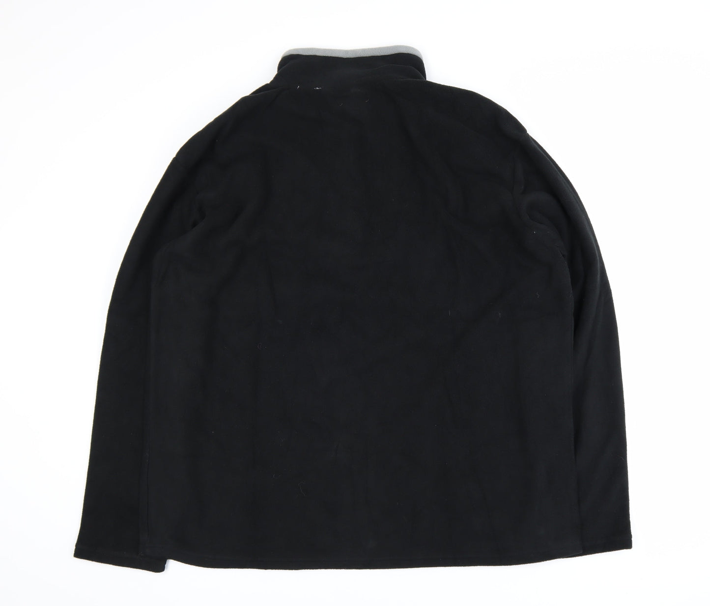Atlas For Men Black XL Men's Activewear 1/4 Zip Fleece Jacket