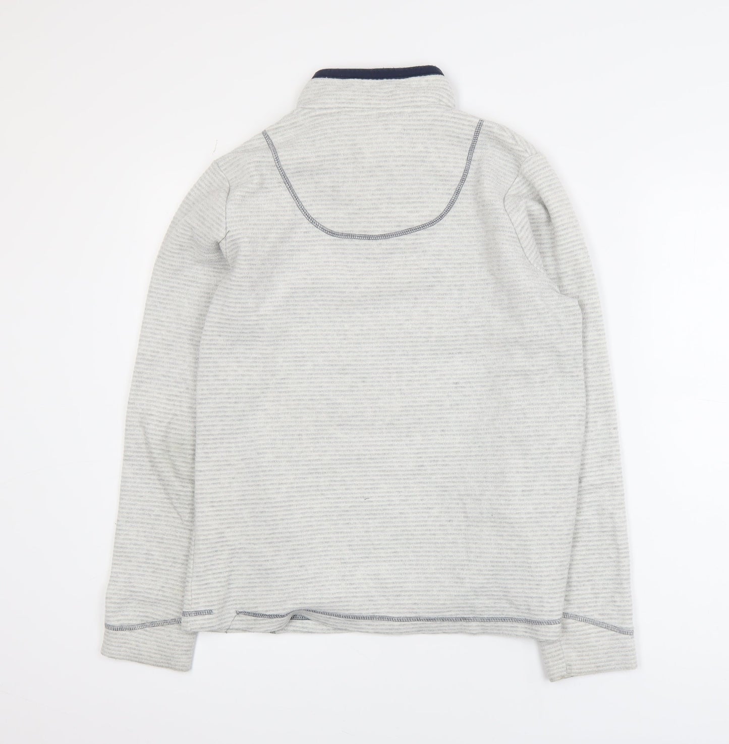 Weird Fish Women’s Grey 1/4 Zip Fleece Active Jacket Size 10