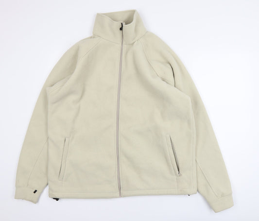 Regatta Men's Beige Fleece Windbreaker Jacket L 42in
