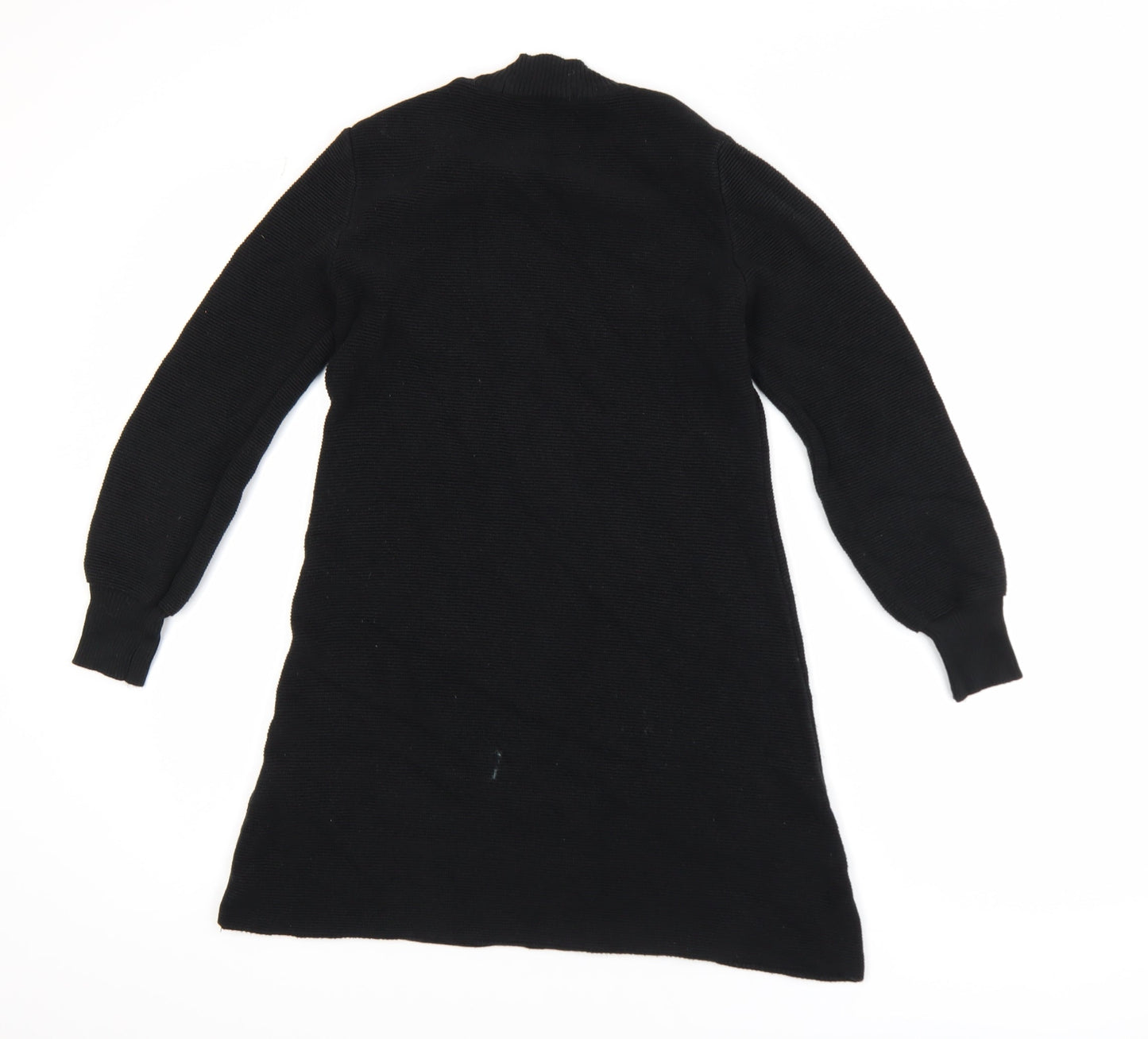 Bik Bok Womens Black XS Mock Neck Long Sleeve Tunic Jumper Dress