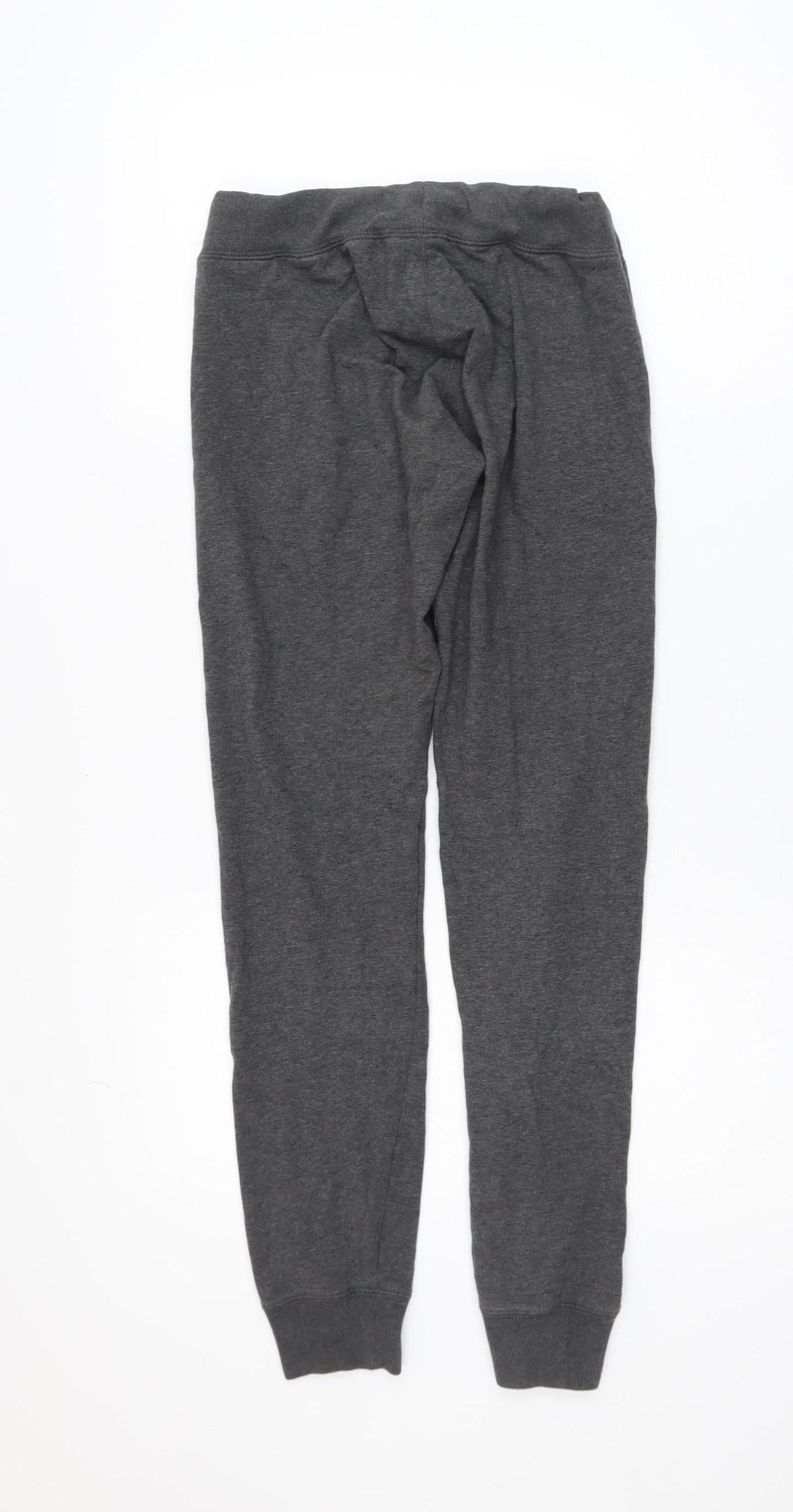 Jack Wills Women Grey Jogger Sweatpants UK 6 Cotton Blend Casual Trousers