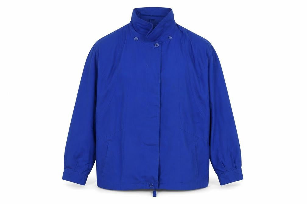 Littlewoods Men's Blue Windbreaker Jacket M Polyester Cotton