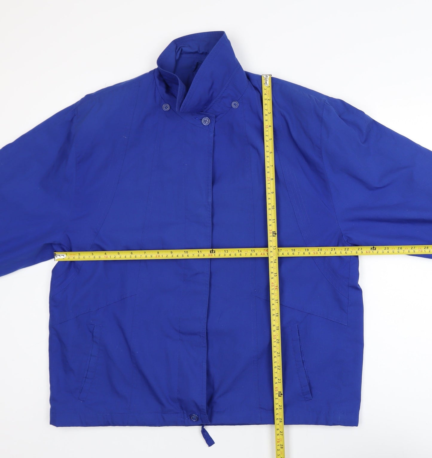 Littlewoods Men's Blue Windbreaker Jacket M Polyester Cotton