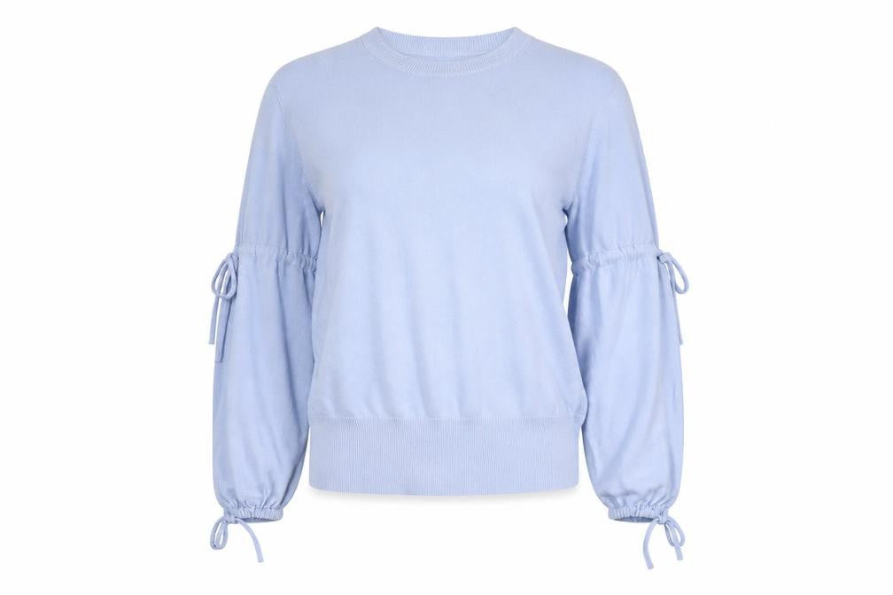 Marks & Spencer Women’s Blue Crew Neck Long Sleeve Pullover Jumper Size 16