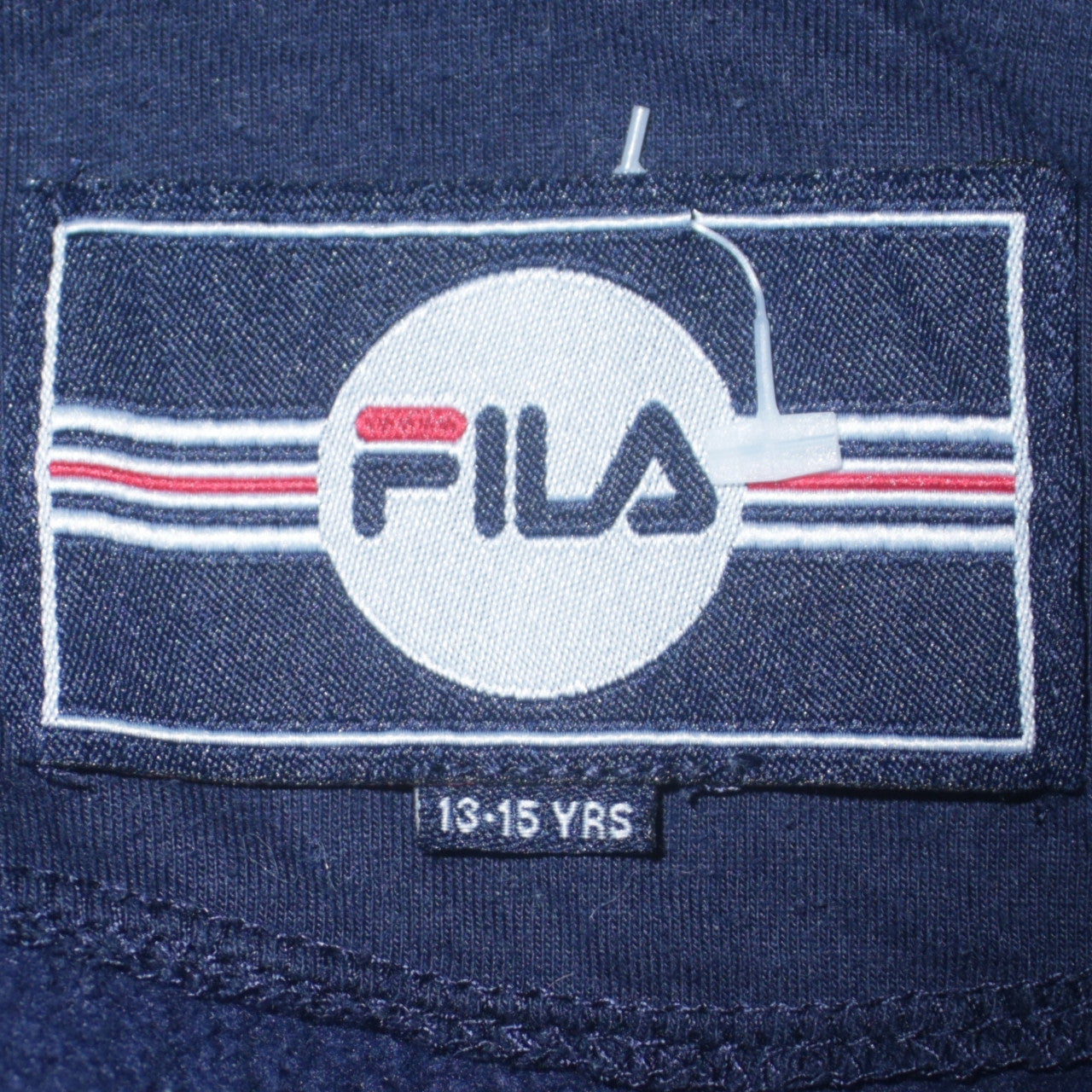 Fila Boys Blue Pullover Hoodie 13-15 Years Logo Fleece Long Sleeve