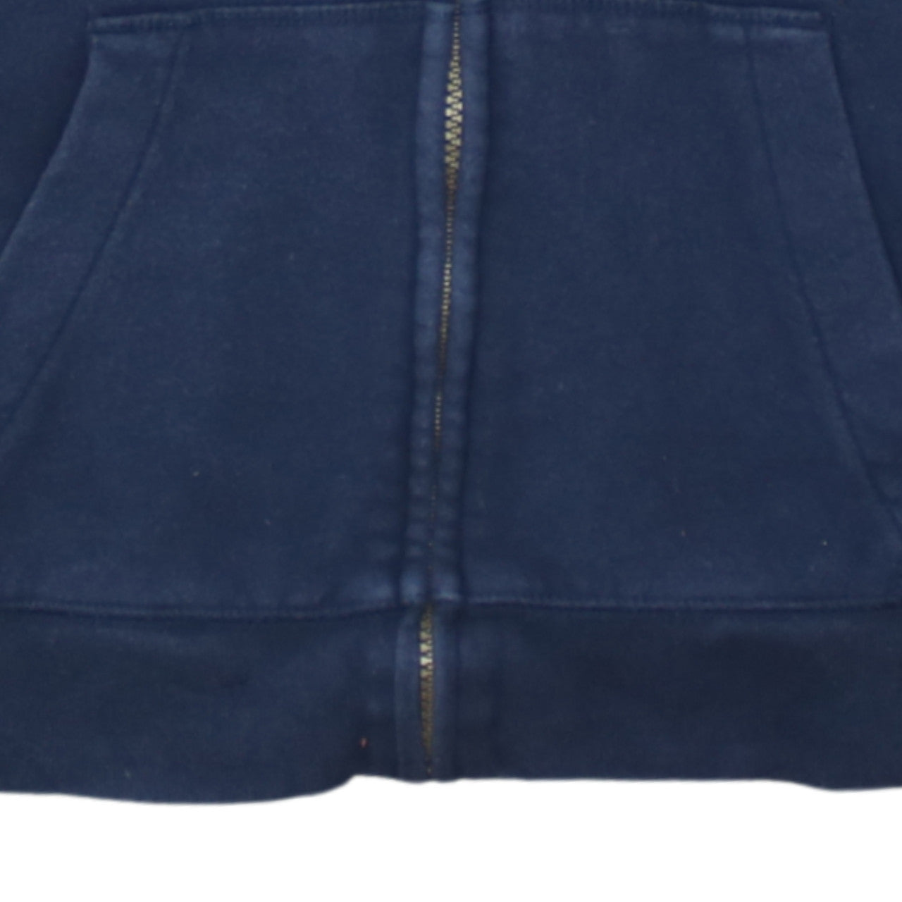GAP Boys Navy Blue Full Zip Hoodie XL 12-13 Years Fleece Logo Casual