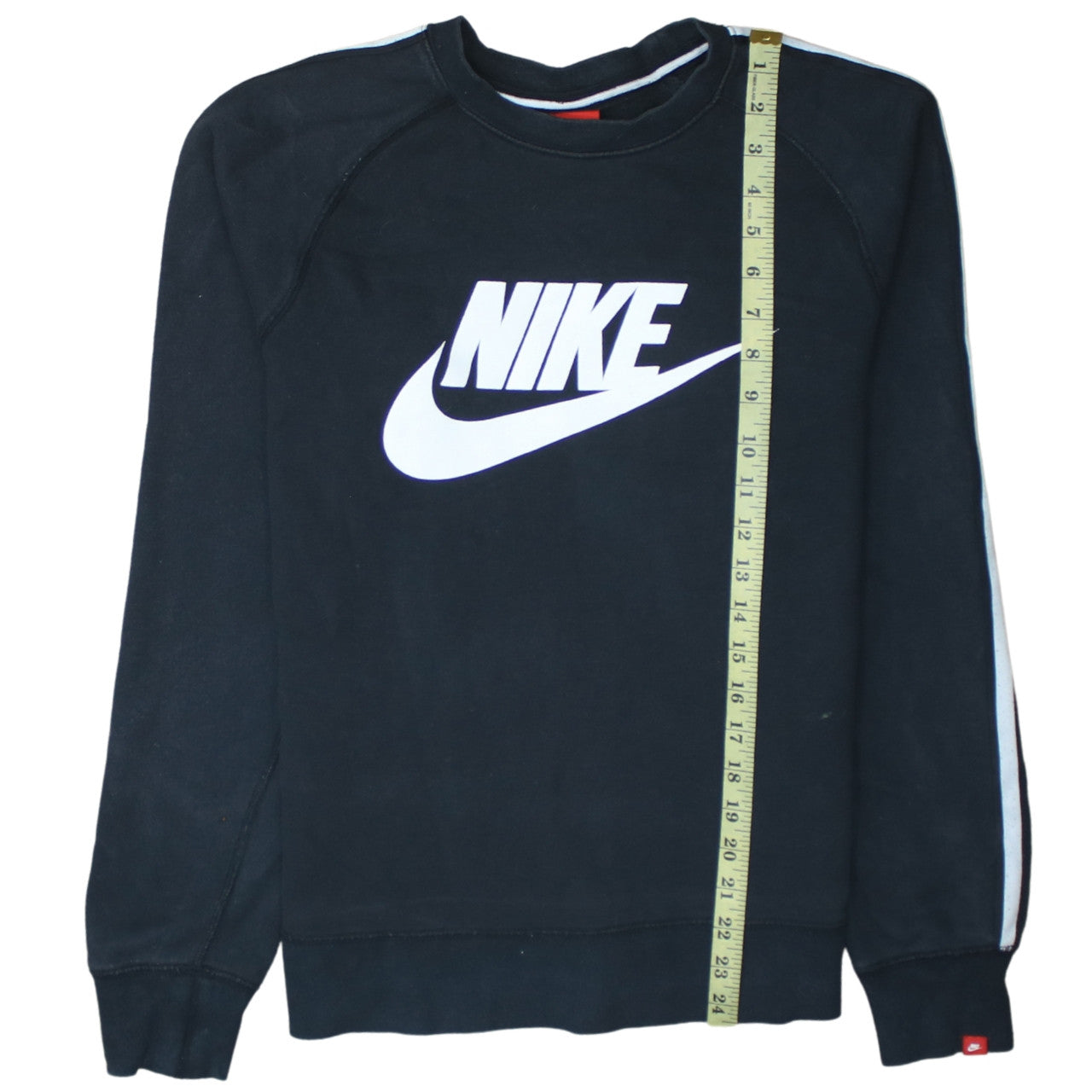 Nike Men's Black Small Pullover Sweatshirt Crew Neck Logo