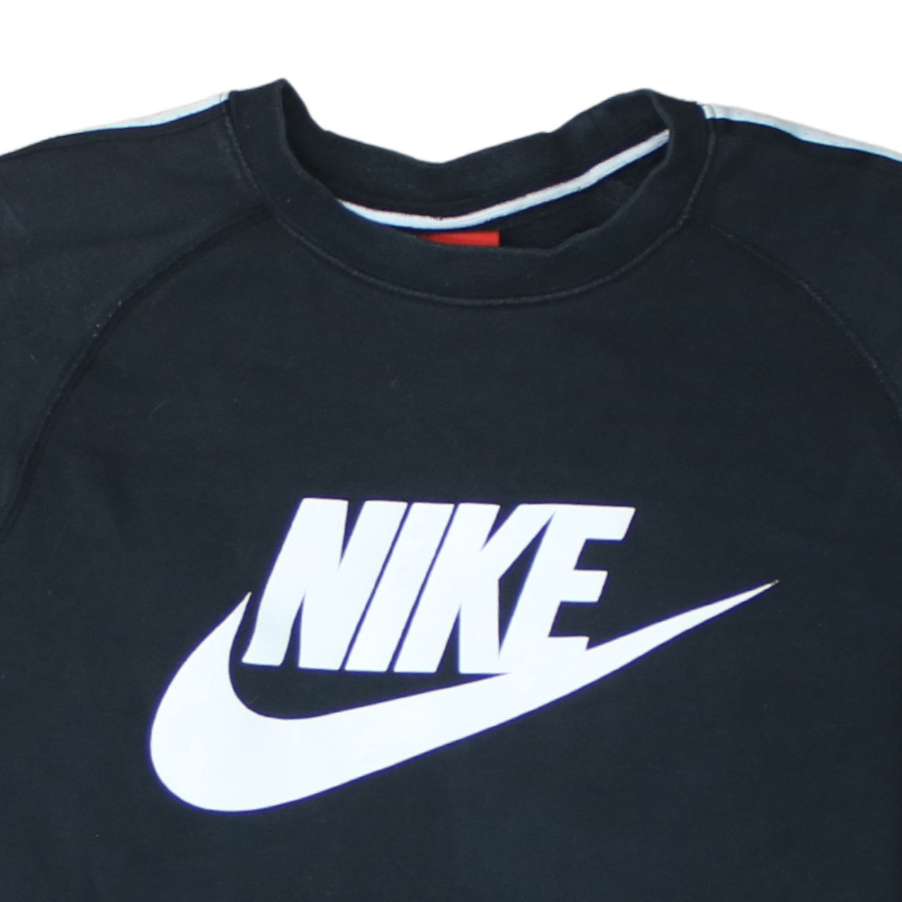 Nike Men's Black Small Pullover Sweatshirt Crew Neck Logo