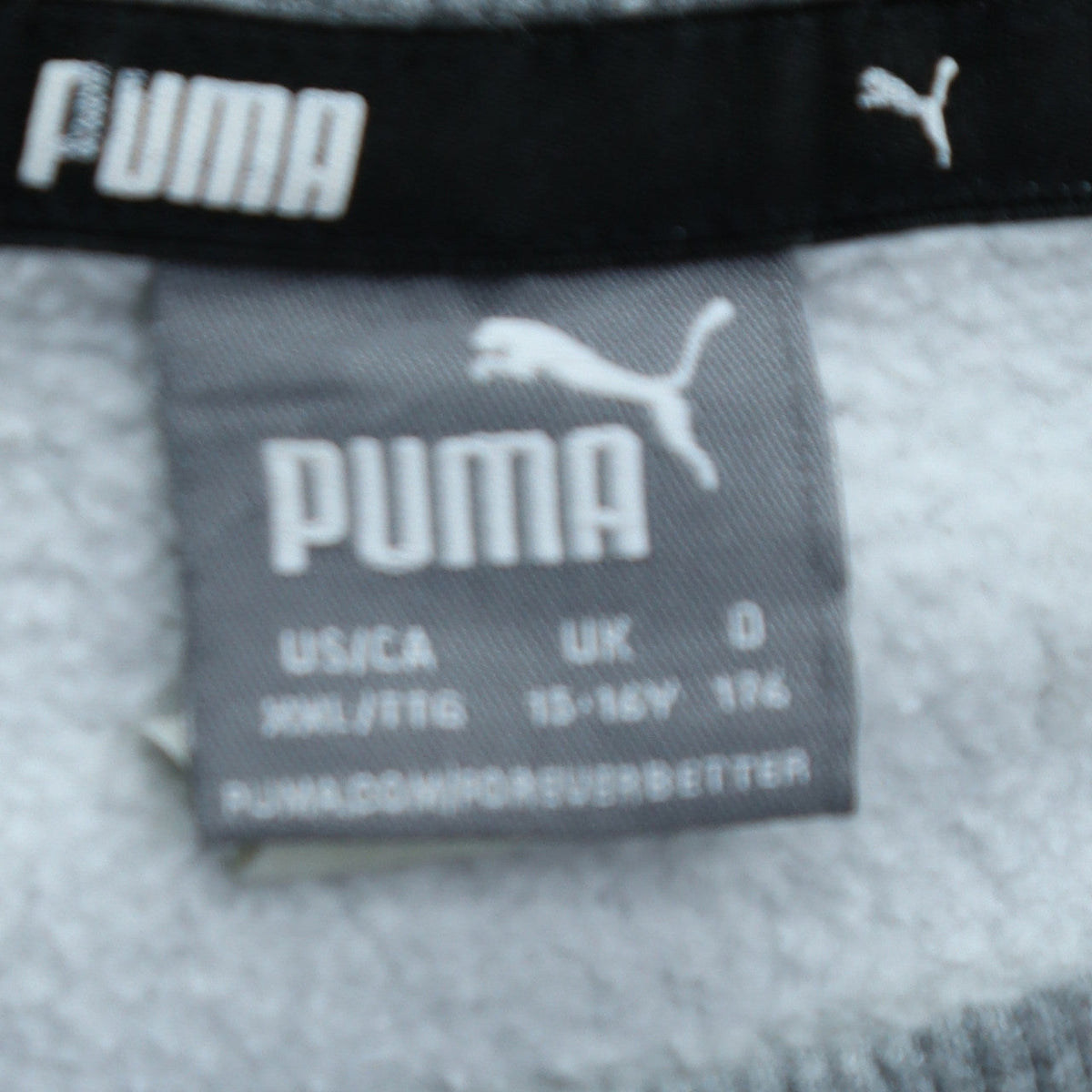 Puma Boys Grey Crew Neck Logo Pullover Sweatshirt 15-16 Years