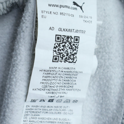 Additional view of Puma boys’ grey crew neck logo pullover sweatshirt 15-16 years