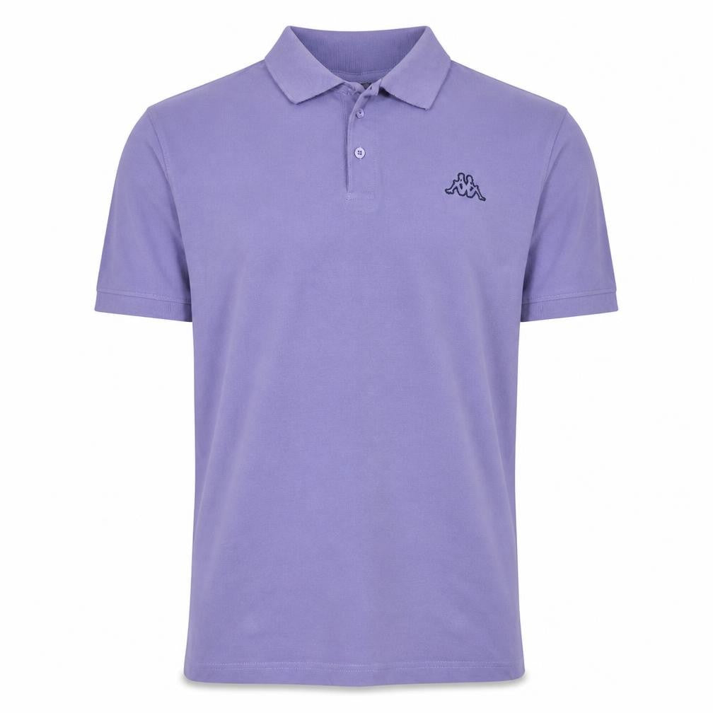 Kappa Men's Purple XL Cotton Polo Shirt Embroidered Logo