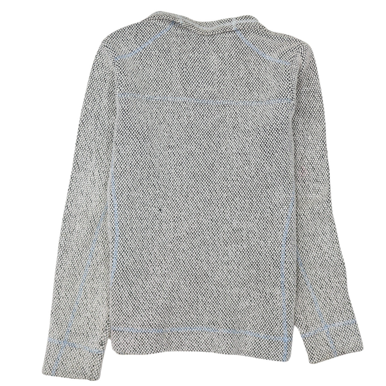 Weird Fish Women's Grey 1/4 Zip Pullover Sweatshirt Size 10 Cotton Blend