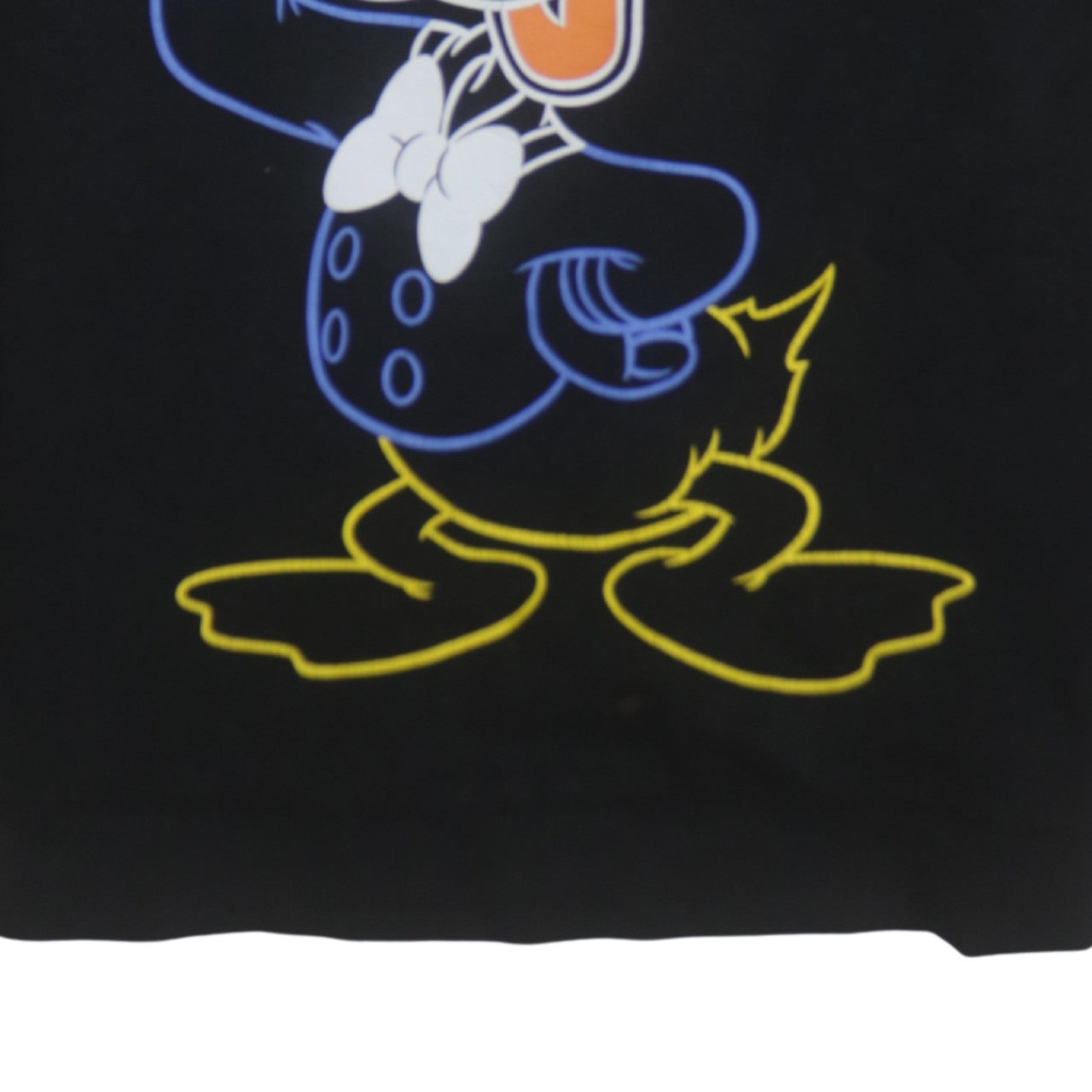 Disney Mickey & Friends George Black Donald Duck Sweatshirt L 16-18 Womens