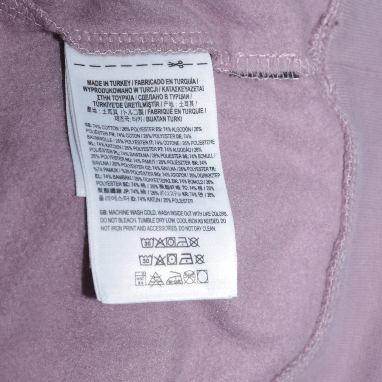 Vans Women’s Purple Pullover Hoodie S Cotton Blend Logo Casual