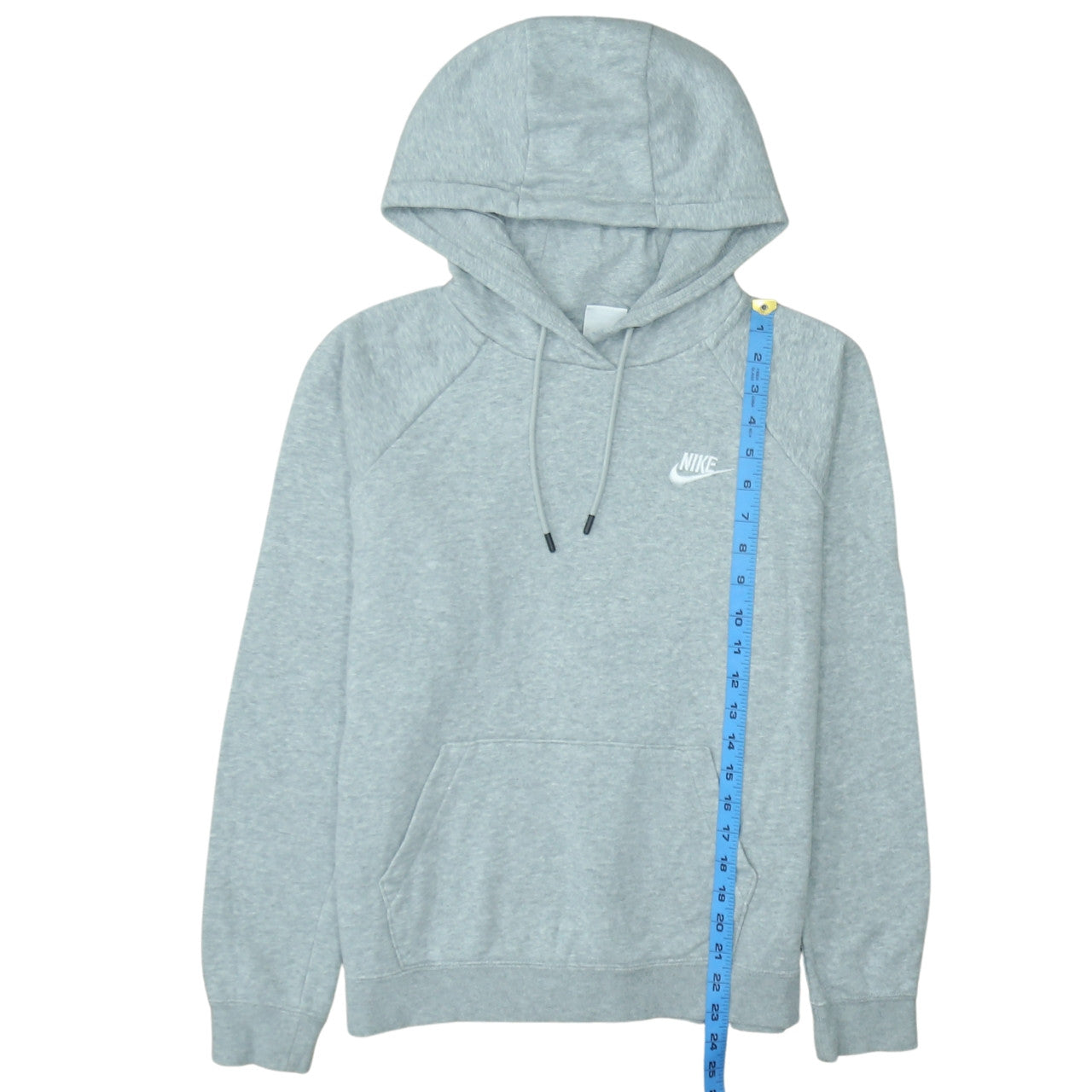 Nike Men's Grey Pullover Hoodie M Regular Fit Sportswear