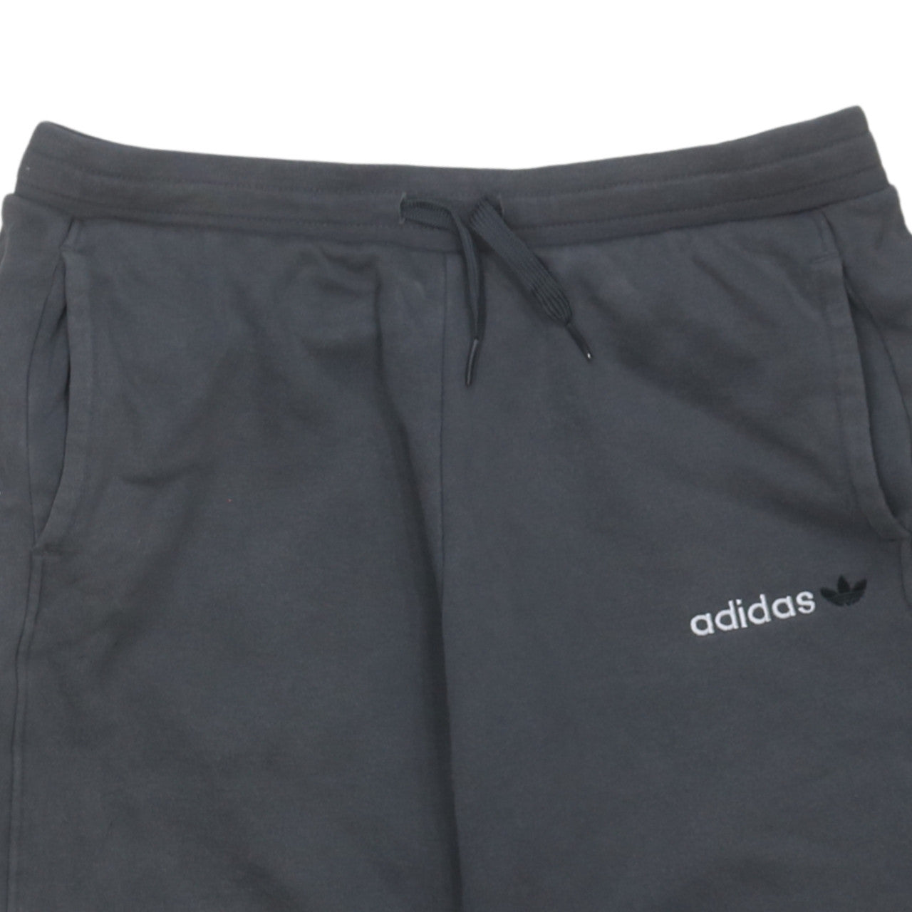 Adidas Boys Grey Sweat Shorts 15-16 Years Logo Athletic Casual