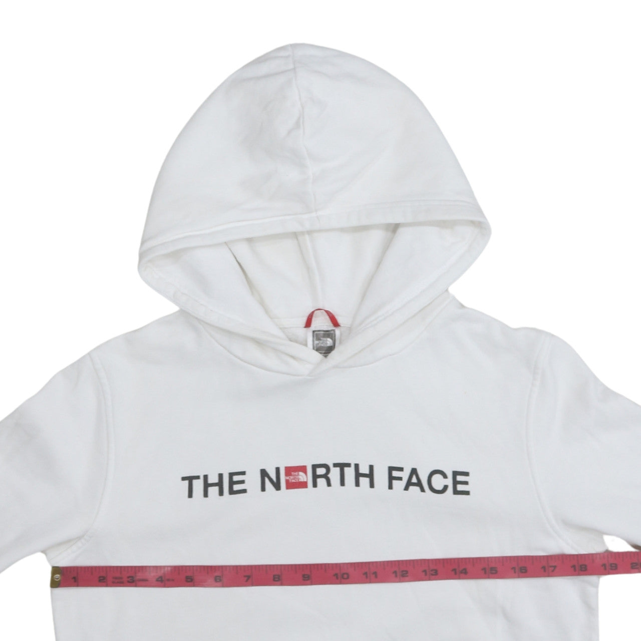 The North Face Boys White Cotton Pullover Hoodie Size L Youth